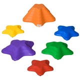 Outsunny Trittsteine für Kinder, stapelbar, rutschfest, 3 Größen, bis 80 kg, In-/Outdoor, 36,5cm x 36,5cm x 16cm