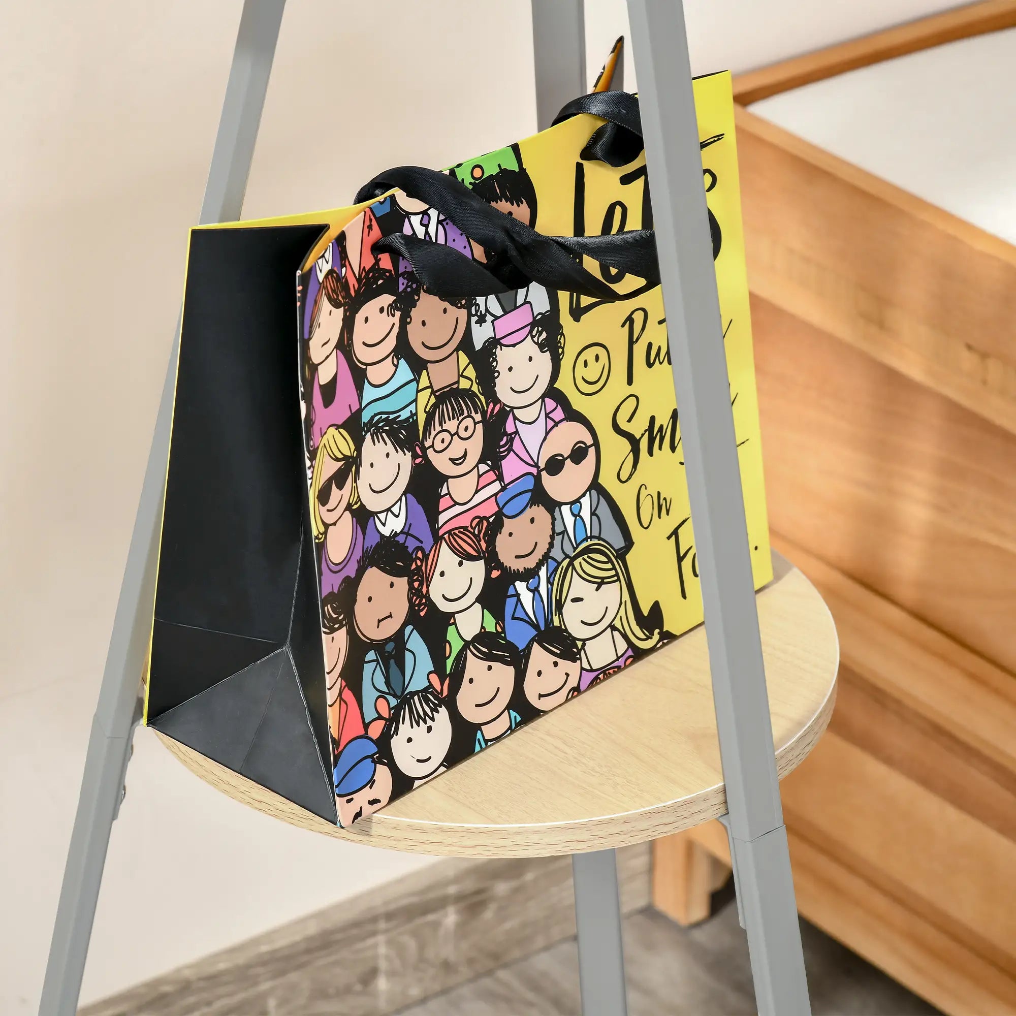 HOMCOM Garderobenständer, Kleiderständer mit 8 Haken, Garderobe mit Ablage, Standgarderob für Kleidung, Hüte, Taschen, Metall, Weiß, 45 x 45 x 180 cm