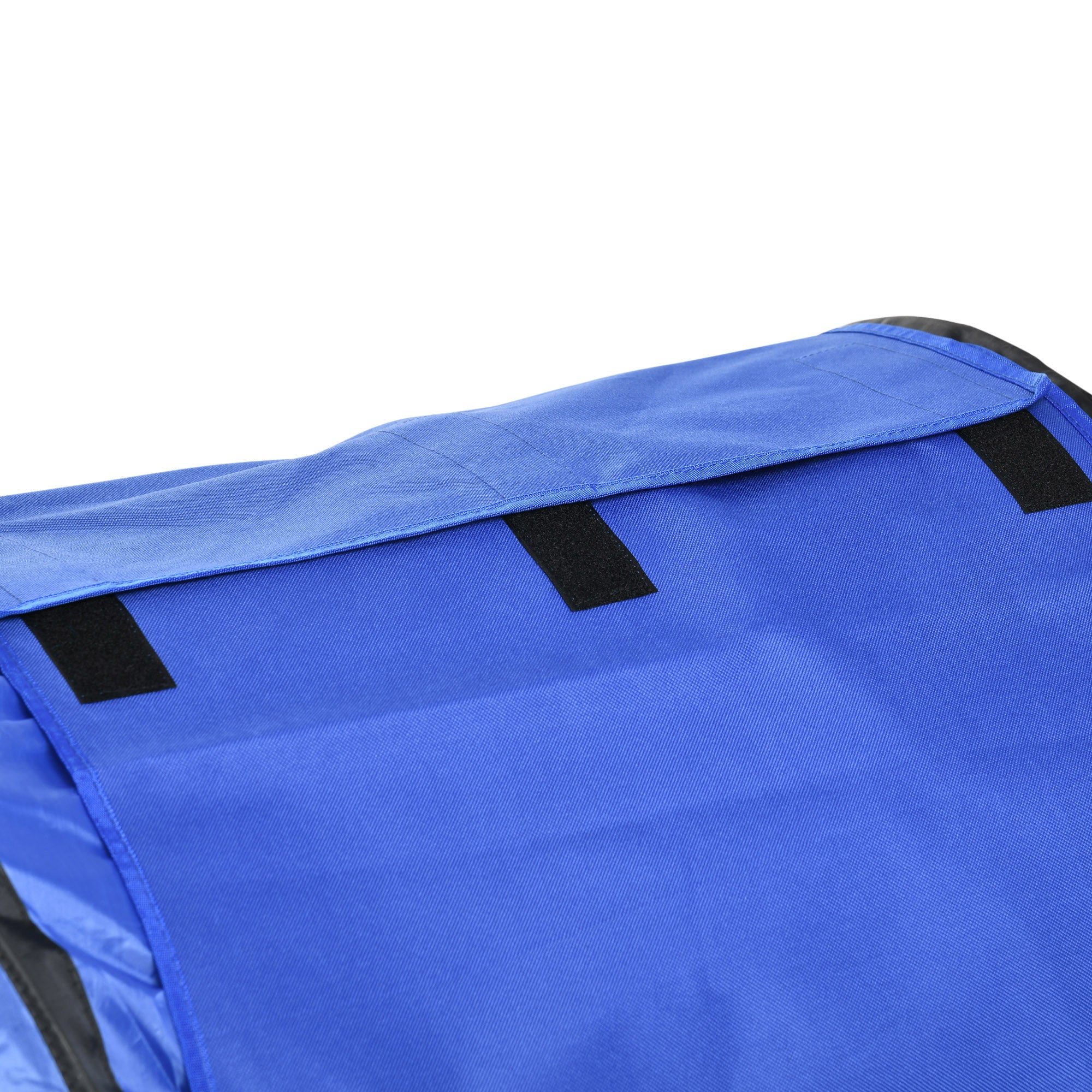 PawHut Hunde-Agiliy-Set Hundeparcours, 1 Reifen,  2 Tunnel 2 Hürden, 321 cm x 63c m x 93 cm, Blau + Rot+ Weiß