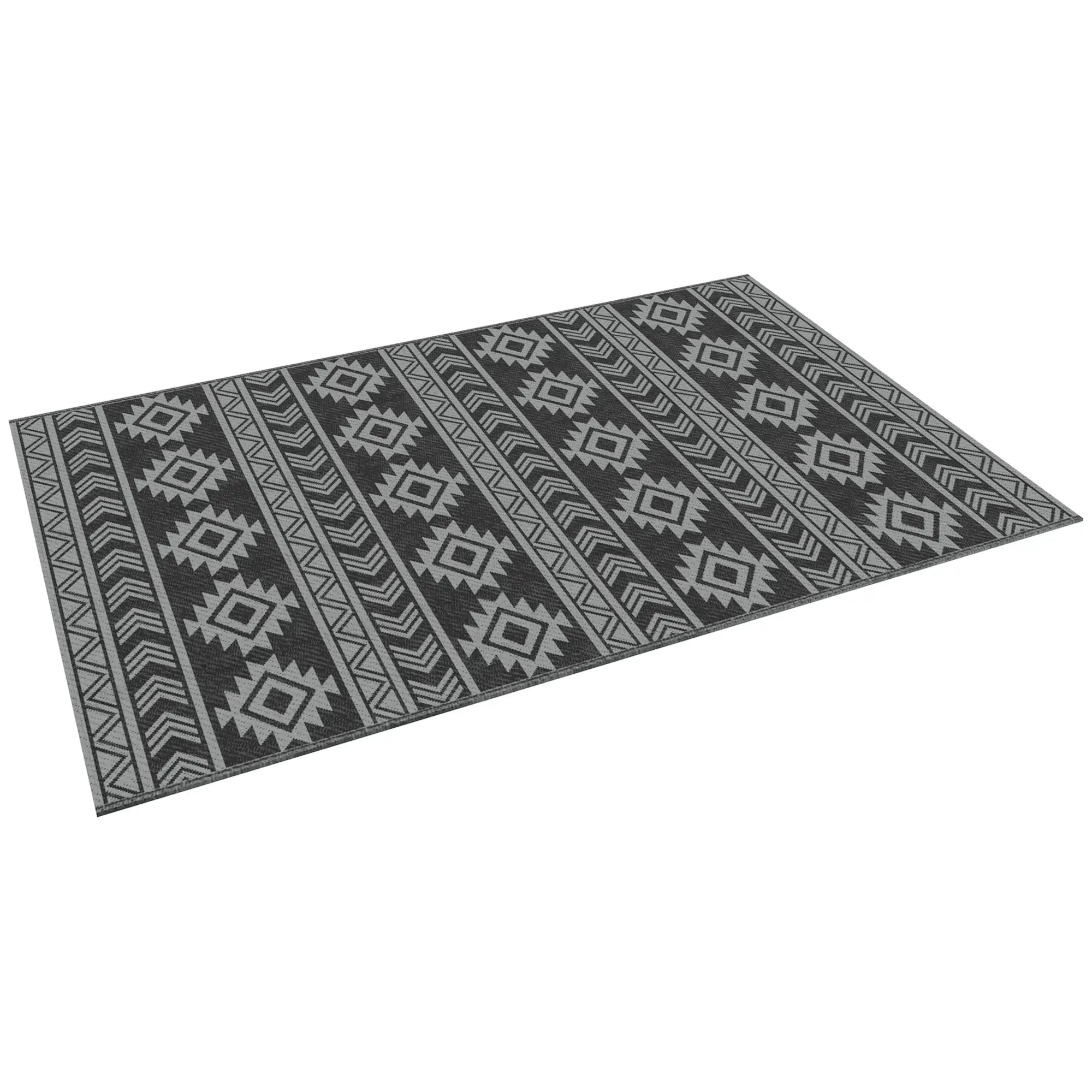 Outsunny Outdoor-Teppich doppelseitig faltbar