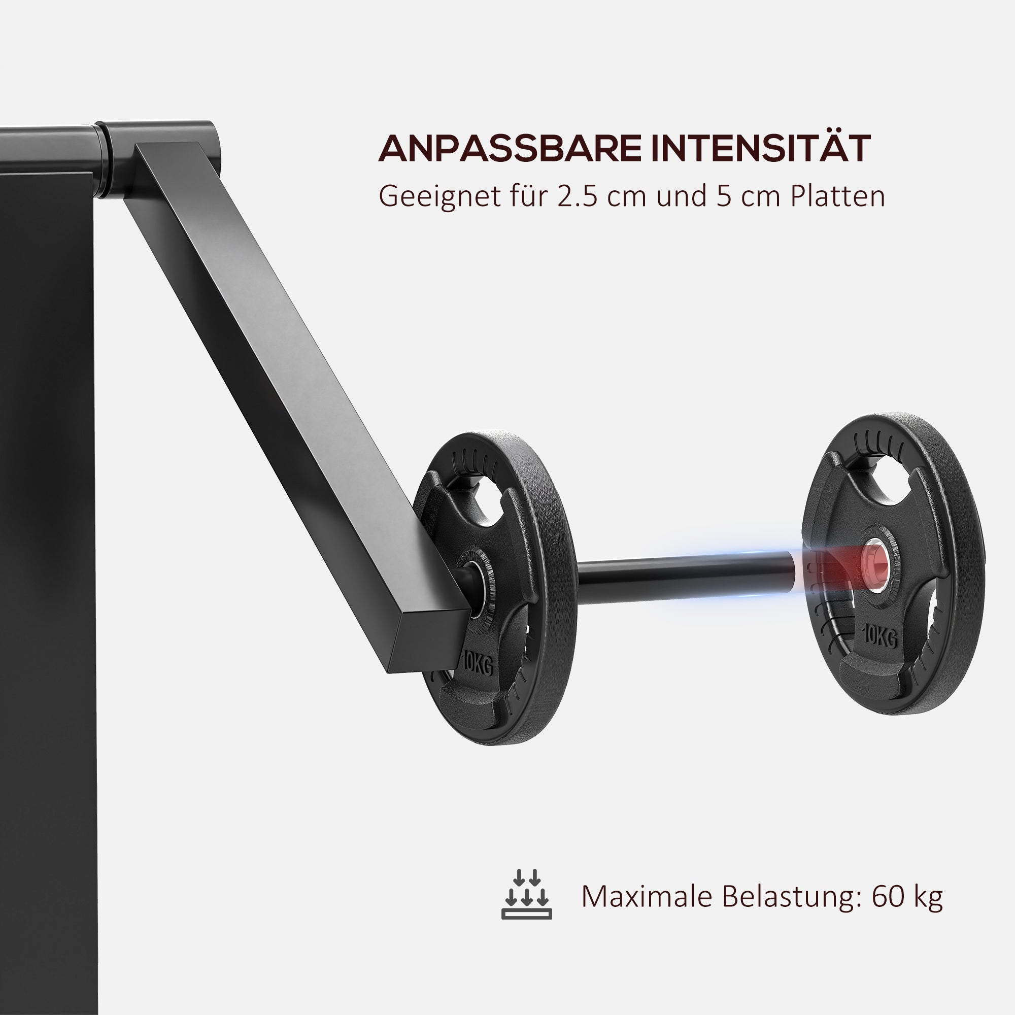 SPORTNOW Curlbank & Trizeps-Extension, 5 Sitzverstellungen, 25 Winkel, Stahl & Kunstleder, Schwarz