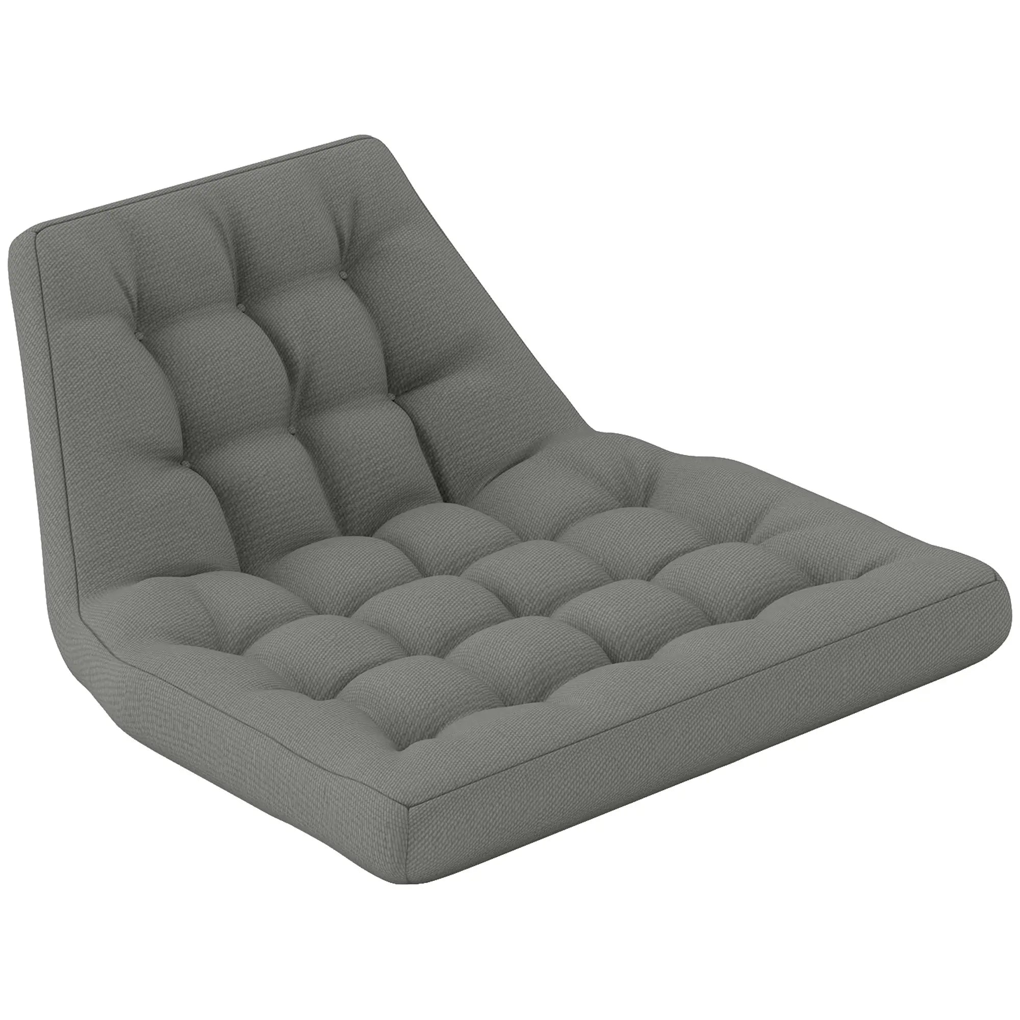 Outsunny Sitzkissen, Außensitzkissen für Hängekorb und Schaukelstühle, Outdoor-Polsterkissen, Grau