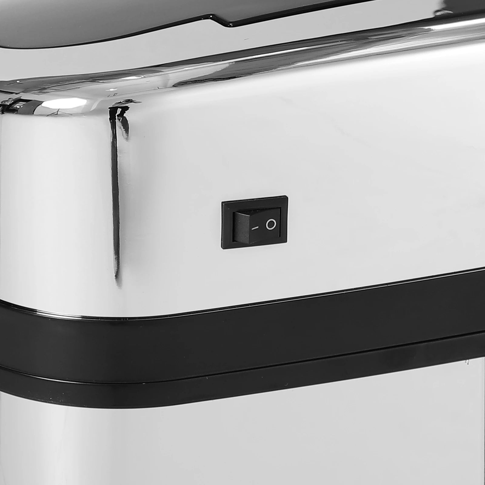 HOMCOM Edelstahl Automatik Sensor Mülleimer Abfalleimer IR Sensor mit/ohne Inneneimer rund viereckig (30L/viereckig)