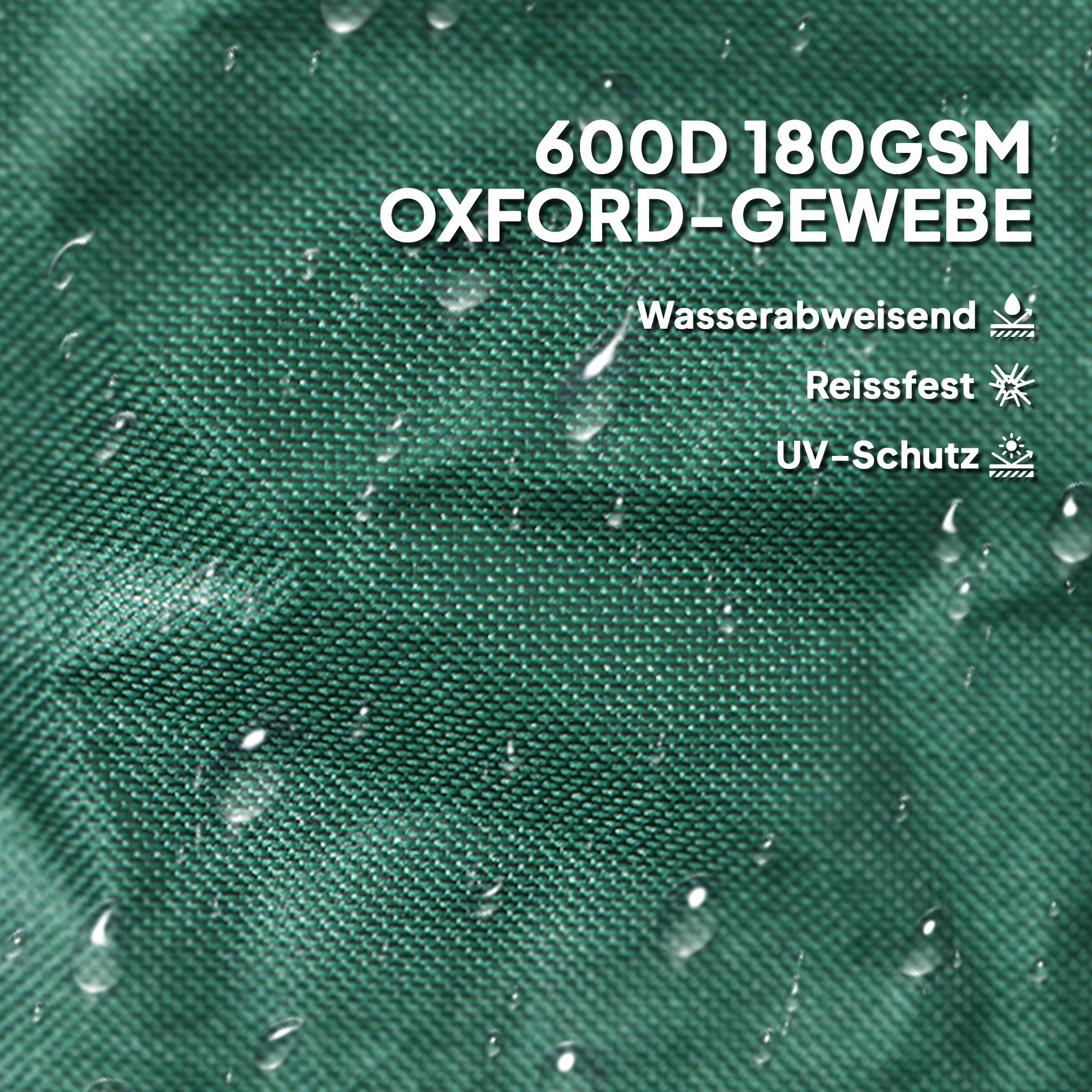 Outsunny Gartensack 4x86L wasserdicht Gartenabfallsack mit Trageschlaufen Griffe, stabil robust Laubsack Grün
