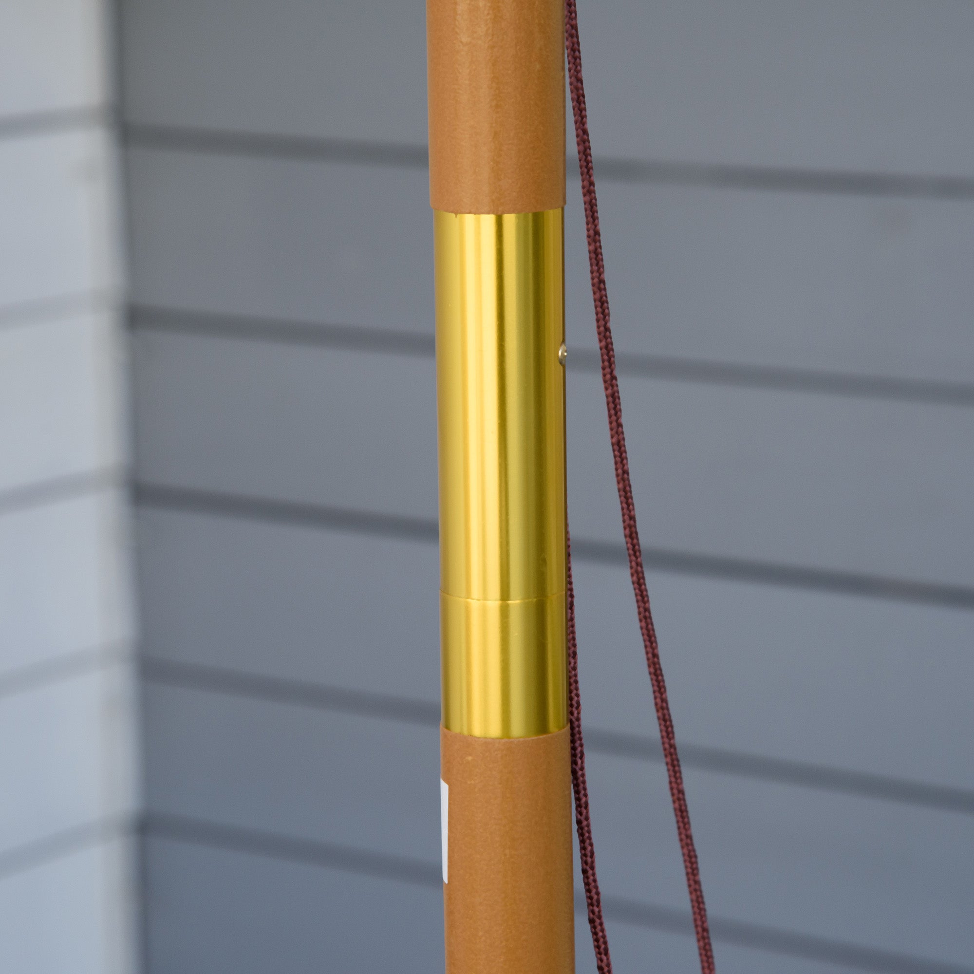 Outsunny Sonnenschirm Ø 300 cm, Sonnenschirm mit UV Schutz Balkonschirm aus Holz Strandschirm stabil Marktschirm Sonnenschutz für Strand Terrasse Garten, Khaki