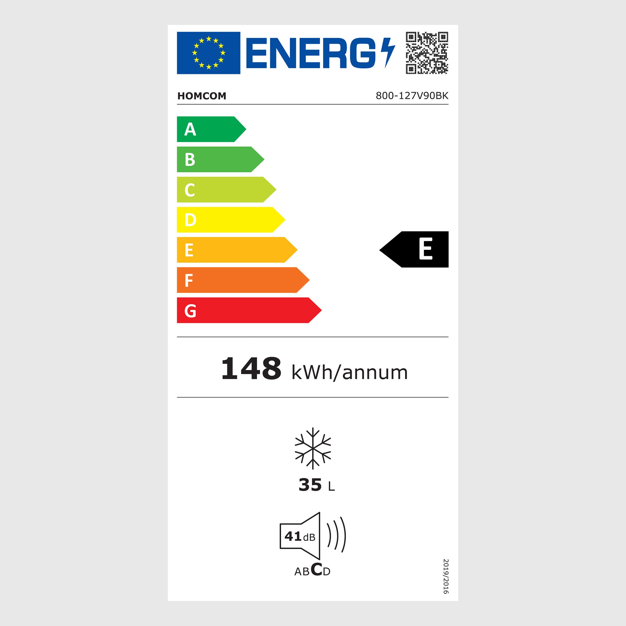 HOMCOM Mini-Gefrierschrank 35 L Gefrierbox elektrisch freistehend 45 W Mini Gefriertruhe Minikühlschrank 41dB -14 bis -24℃ 5-stufige Temperaturregelung 47 x 44,2 x 48,8 cm Schwarz
