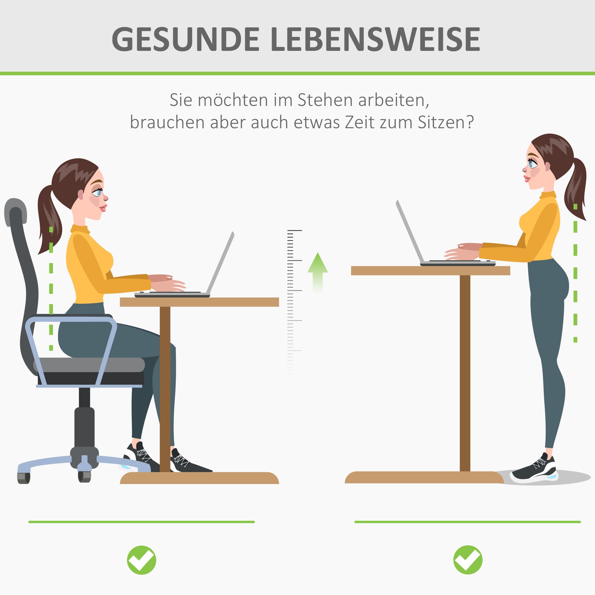Vinsetto Höhenverstellbarer Schreibtisch Elektrisch 140 x 70 cm Computertisch mit 4 Memory-Steuerung, 4 tlg. Tischplatte, Steh-Sitz Tisch mit Anti-Kollision, Überhitzungsschutz Weiß