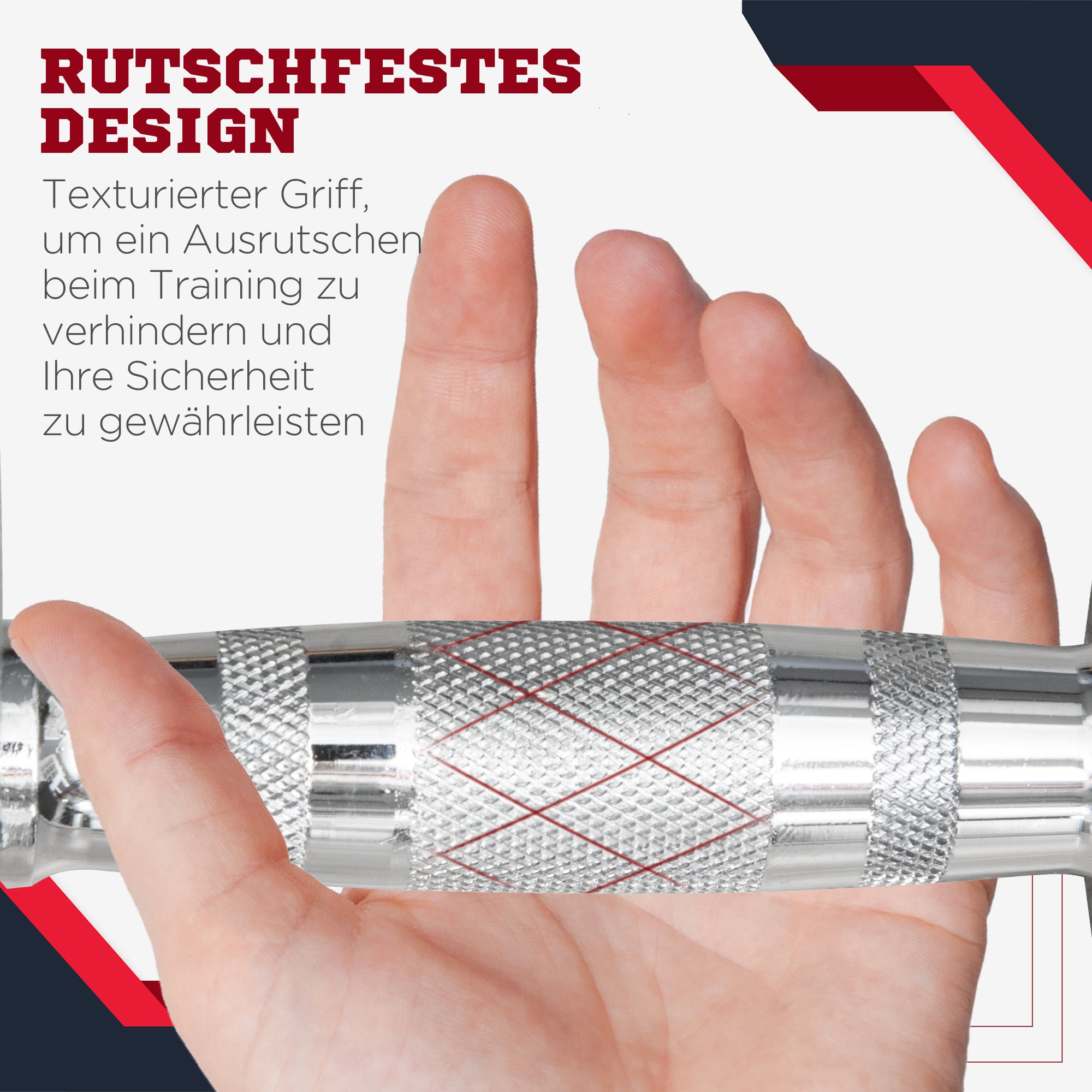 HOMCOM Hantelset, 2er Set Hanteln mit gerändeltem Griff, Kurzhantelset aus Gusseisen, 2 x 6 kg, Kurzhanteln für Männer und Frauen, Dumbbell Set für Zuhause, Fitnessstudio, Krafttraining