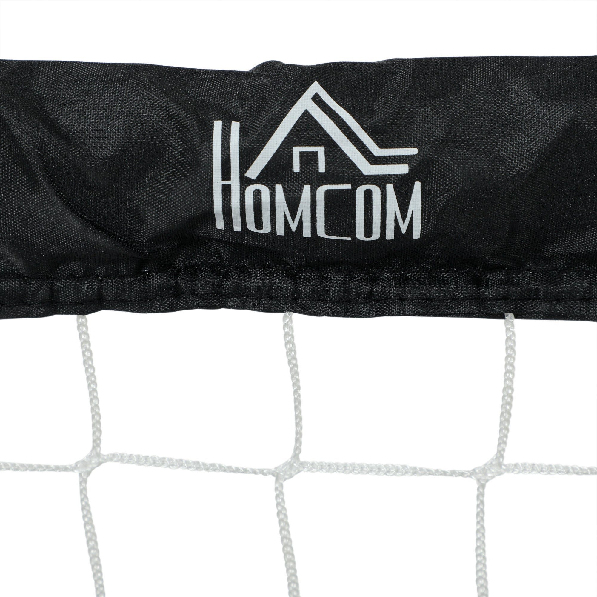 HOMCOM Fußballtor-Set, 2 klappbare Minitore, Metallrahmen, inkl. Werkzeug, 90 x 36 x 60 cm, Schwarz