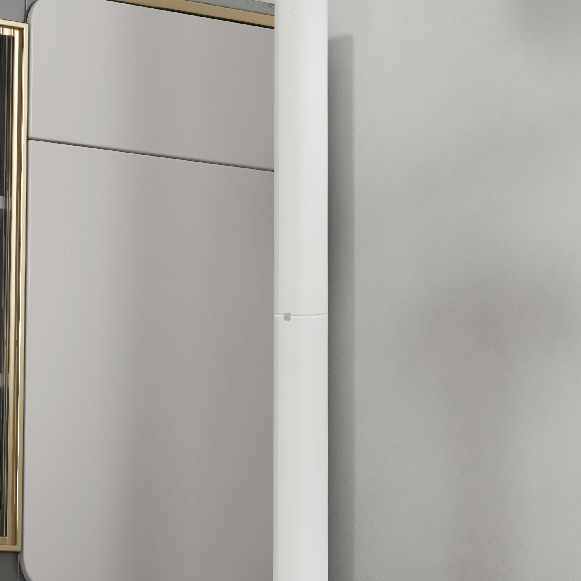 HOMCOM Bartisch Stehtisch, Tisch für 2 Personen, 60 x 60 x 102 cm, Weiß