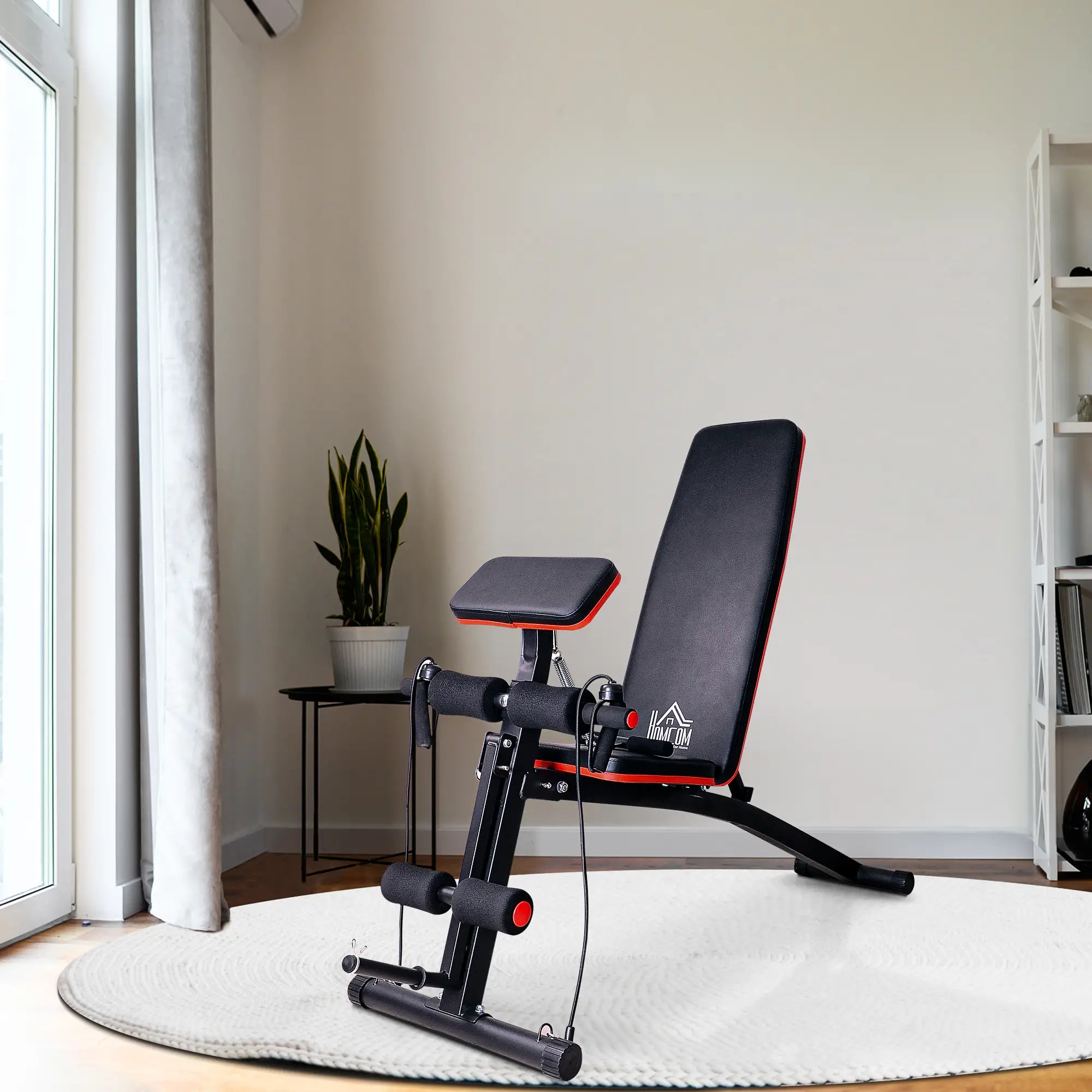 Banc de musculation HOMCOM – Station de musculation multifonctionnelle