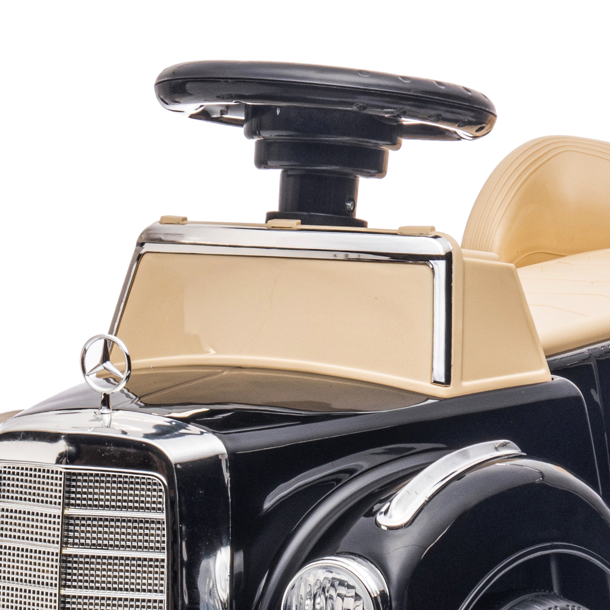 AIYAPLAY Rutscher Kinderauto Mercedes Benz Design 300 S Design, Schwarz