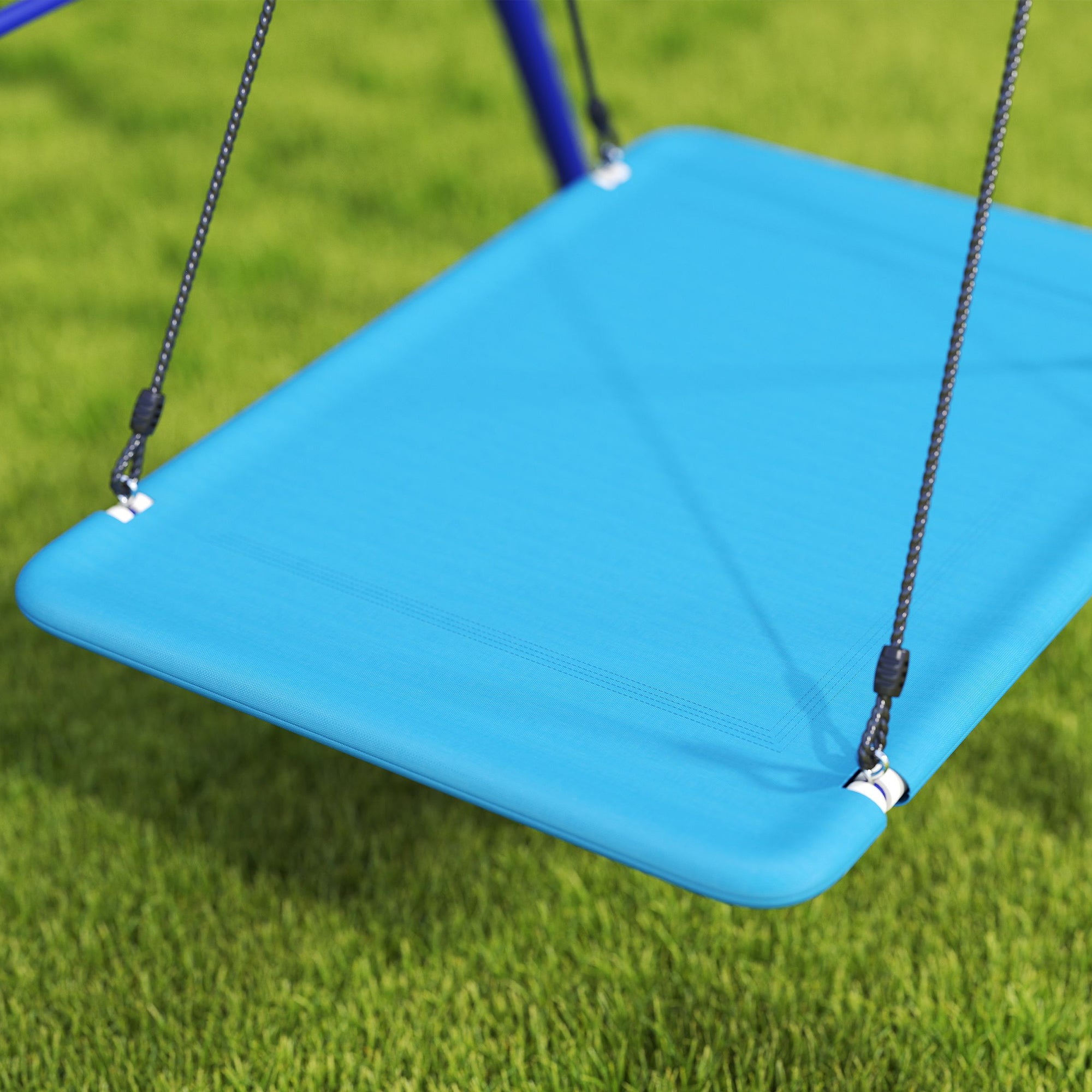 AIYAPLAY Schaukelset für 3 Kinder, 120 kg Belastbarkeit, Outdoor-Schaukeln, Bunt