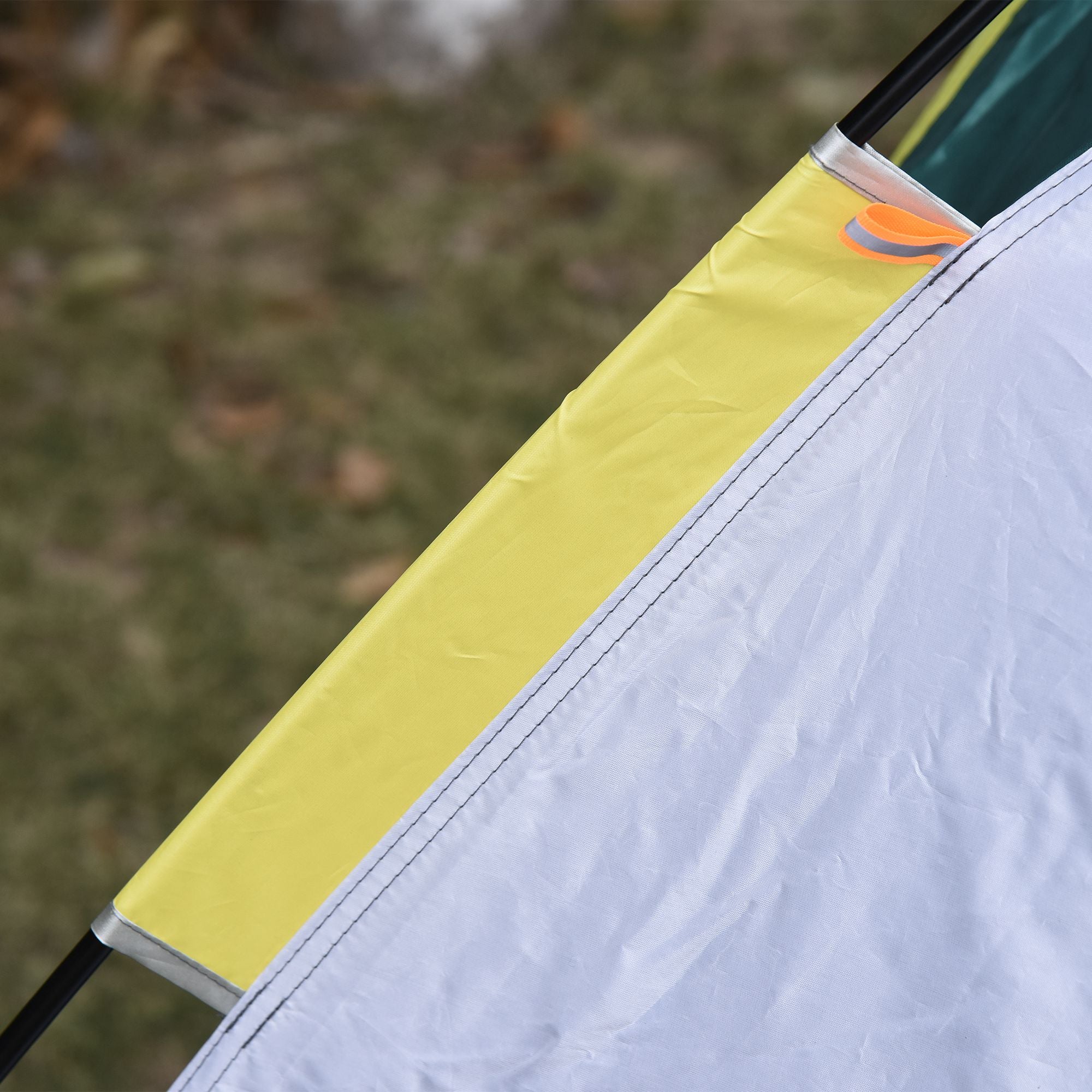 Outsunny Campingzelt für 3 Personen Pop-up Kuppelzelt mit Fenster, Packtasche, Haken, Bodenplane, Familienzelt mit 1000mm Wassersäule Zelt für Camping Reise Trekking Garten
