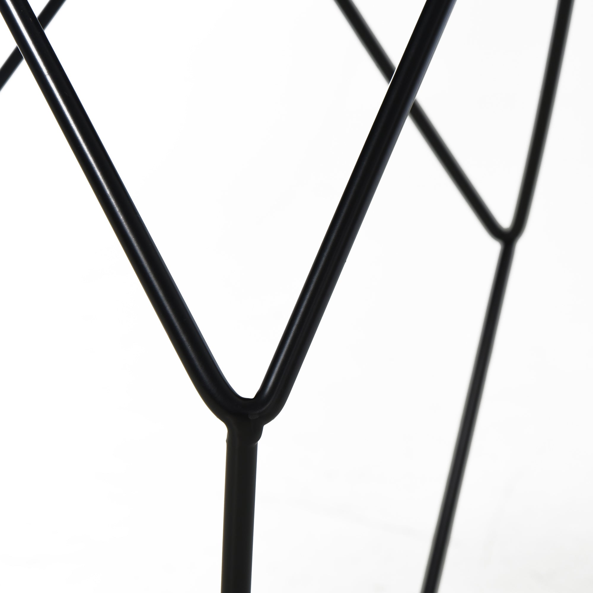 HOMCOM Couchtisch im Industrie-Design, Couchtisch, Metalltisch, Schwarz