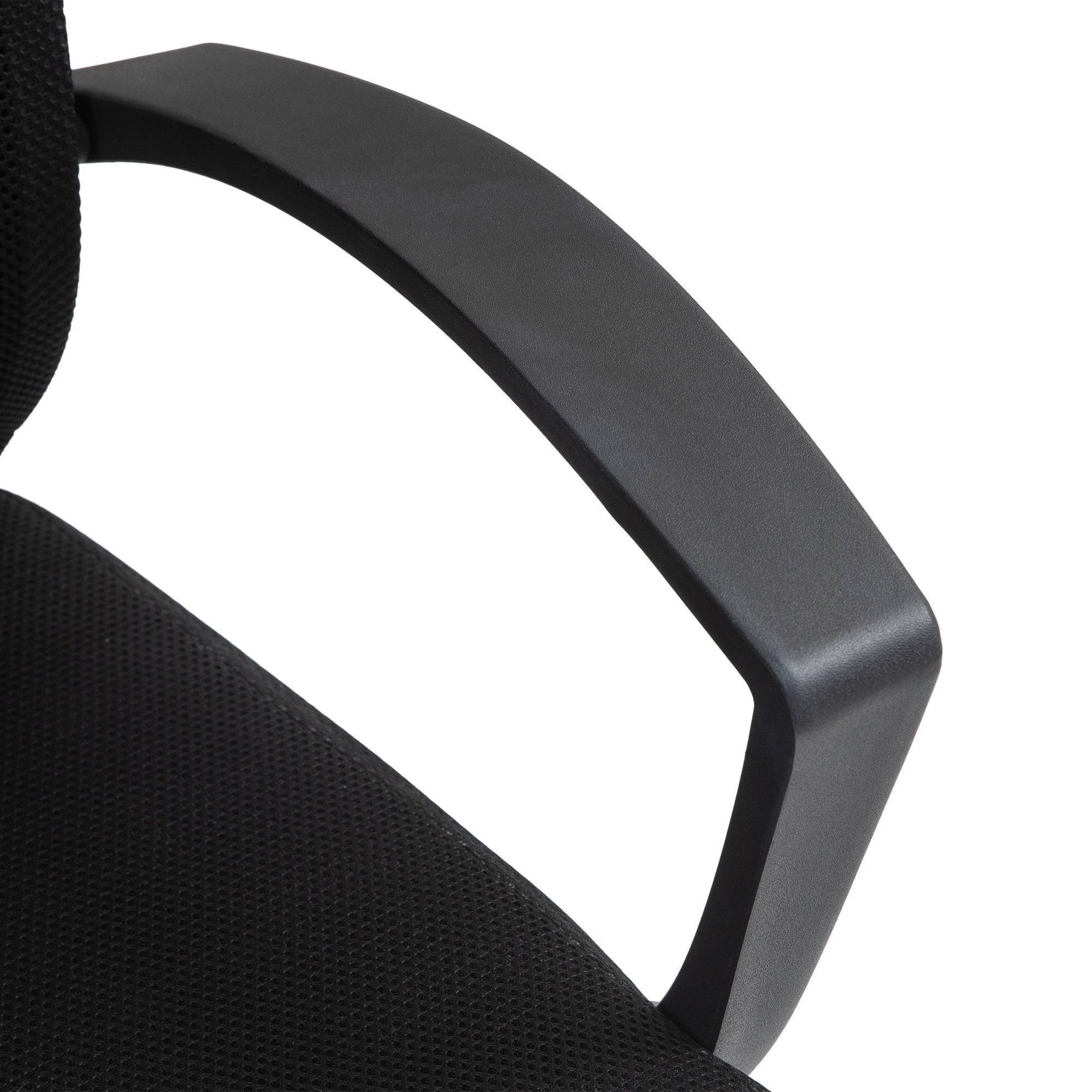 HOMCOM Bürostuhl mit Mesh-Rückenlehne, höhenverstellbar, bis 120 kg, Schwarz