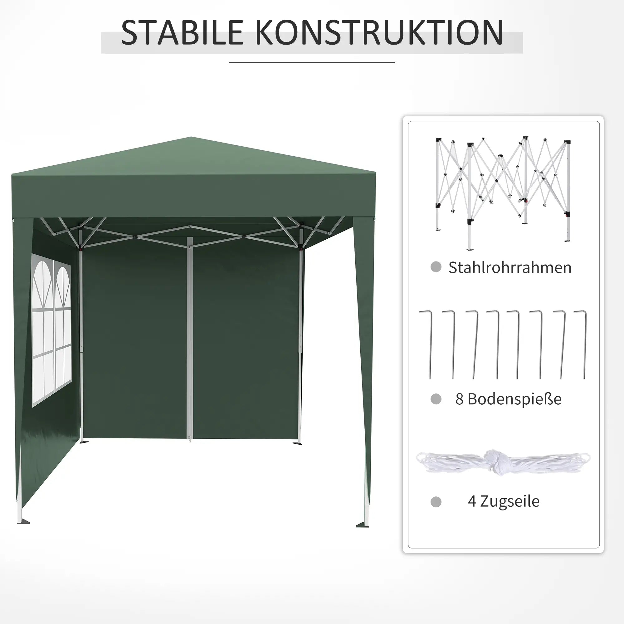 Robuste Tragetasche aus Stahl & Oxford-Gewebe