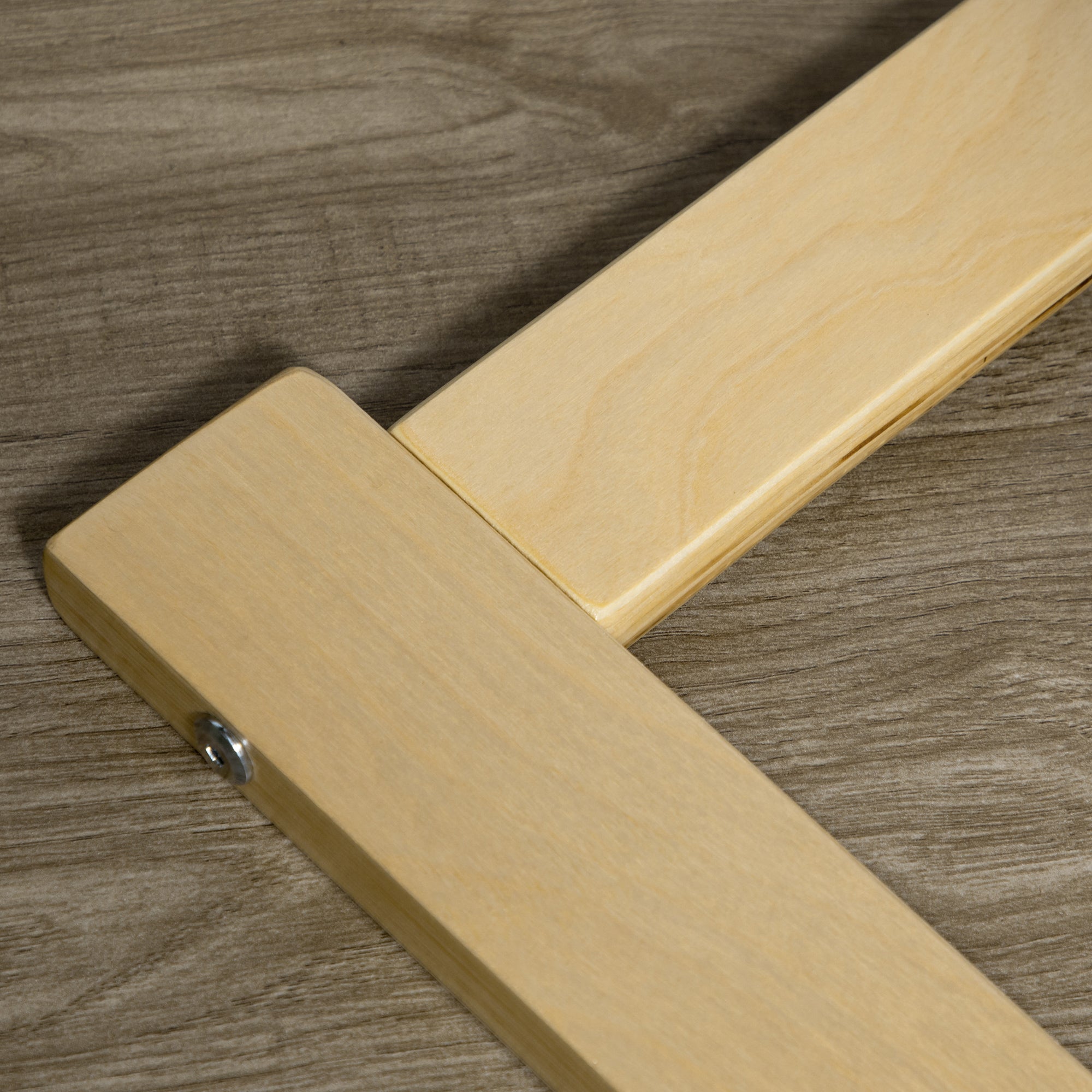 HOMCOM Sessel mit Fußhocker, Sessel-Set, Leinenoptik, Massivholz, Braun + Natur