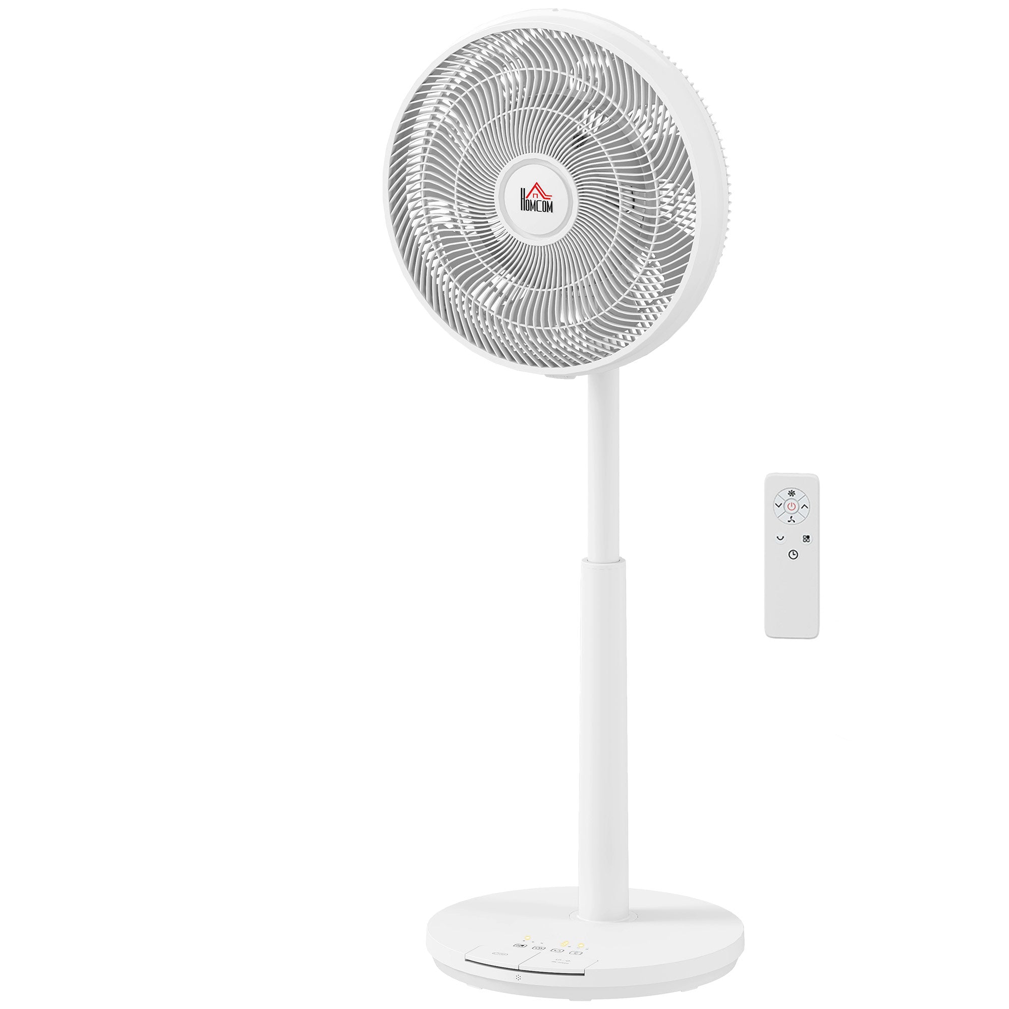 HOMCOM Ventilator, Klimaanlage, 3 Modi, LED-Anzeige, schwenkbar, Kunststoff, Weiß