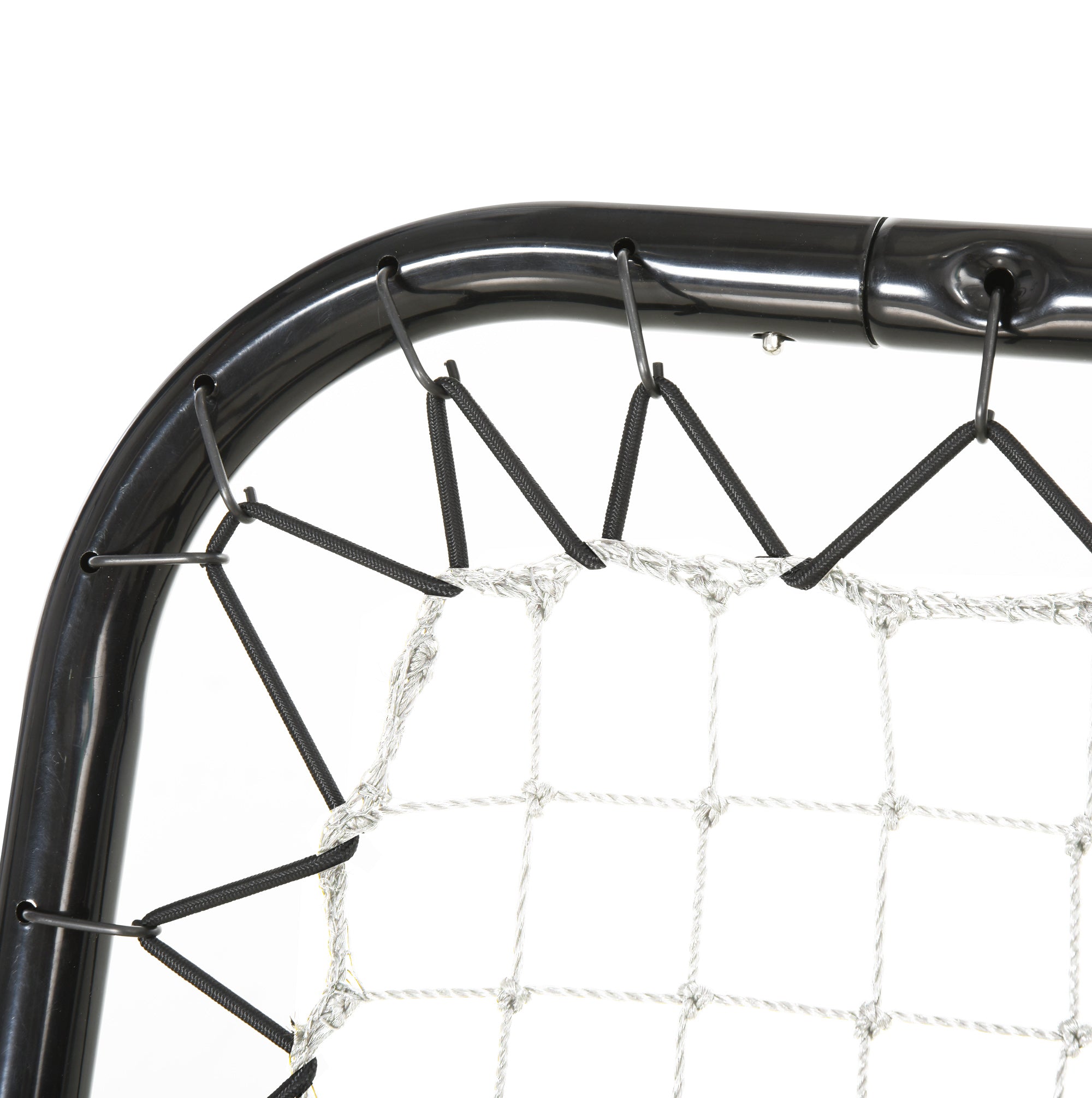 HOMCOM Rebounder für Fußball, 78 x 84 cm Prellwand mit Heringen, verstellbar in 5 Stufen, tragbar, Kickback Tor, Fußballtor für Jugendliche, Fußball Trainingszubehör für Baseball Training Weiß