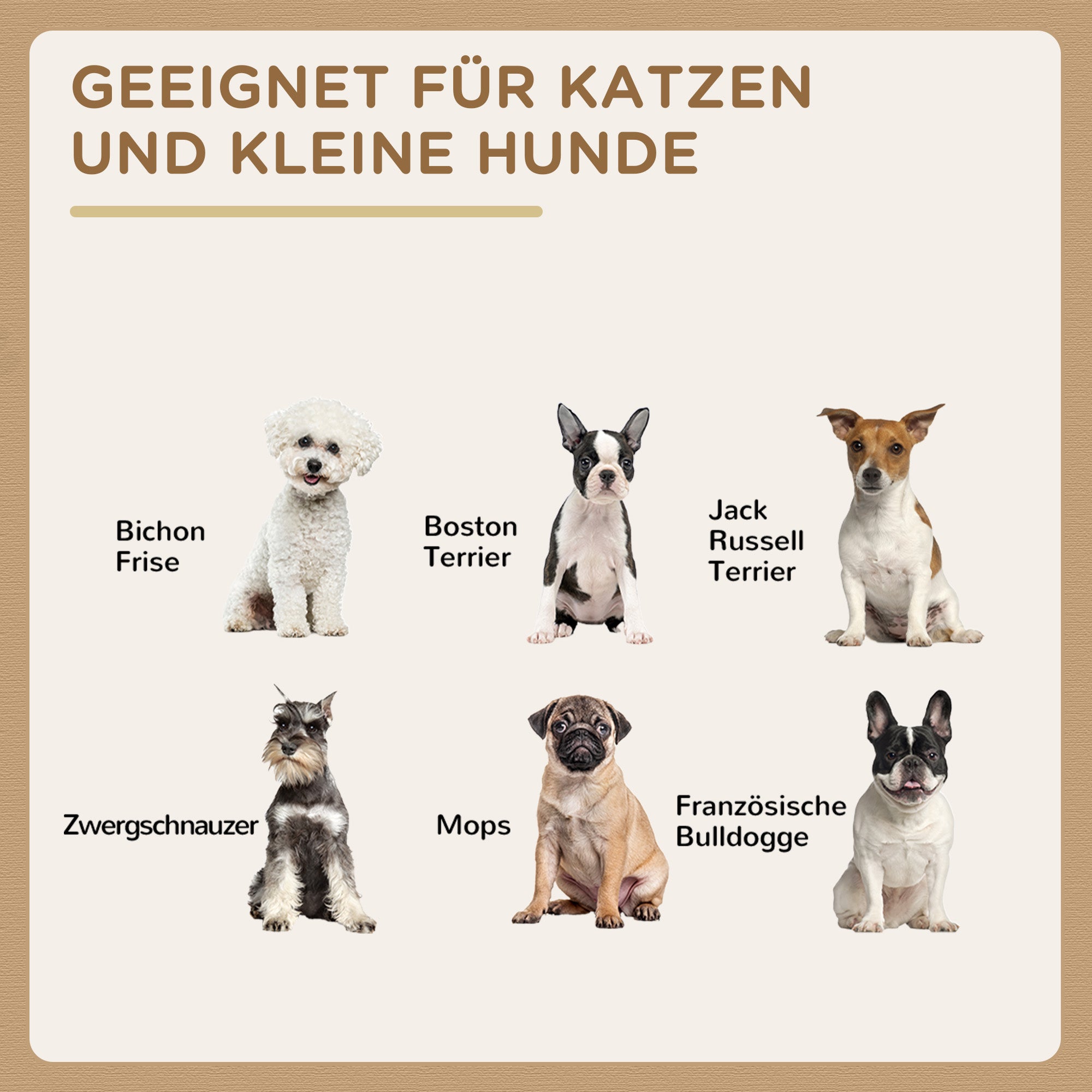 PawHut Katzenhaus, Futterplatz mit 2 Edelstahlnäpfen, Kratzmatte, weiches Liegekissen, 78 x 48 x 49,5 cm, grau