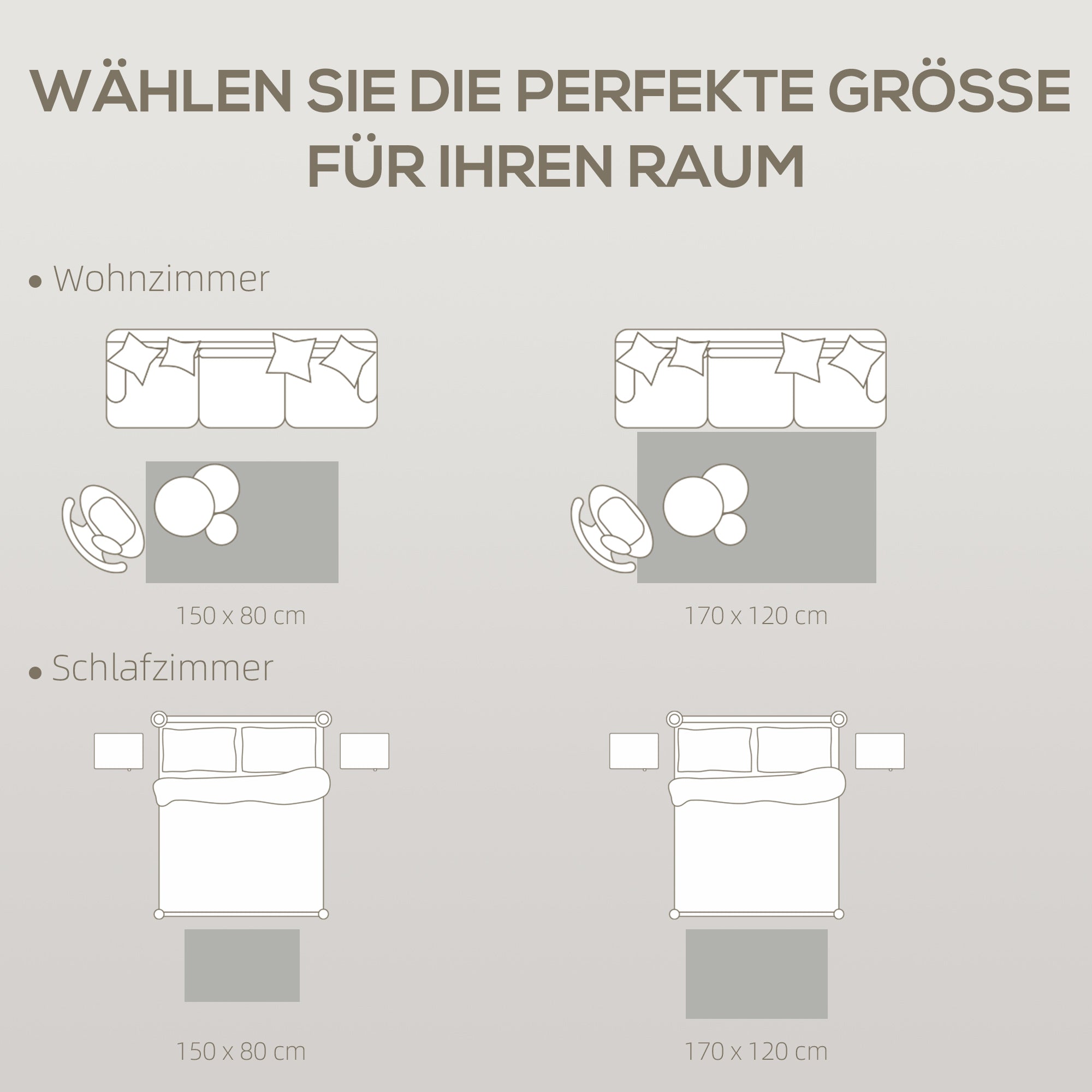 HOMCOM Teppich Wohnzimmerteppich im Modern Stil, waschbar Flächenteppich 150 x 80 cm Dunkelgrau