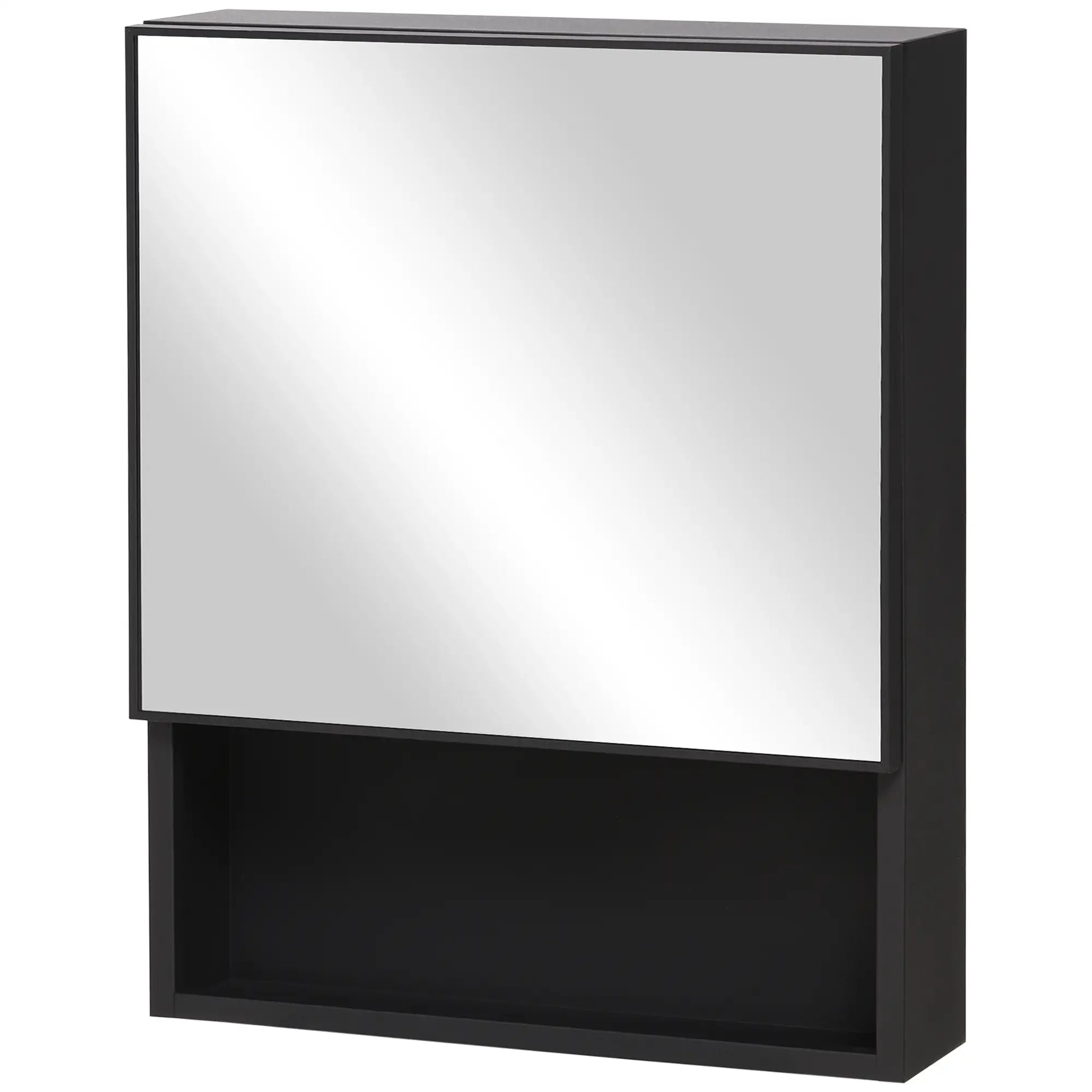 kleankin mirror cabinet stainless steel wall cabinet