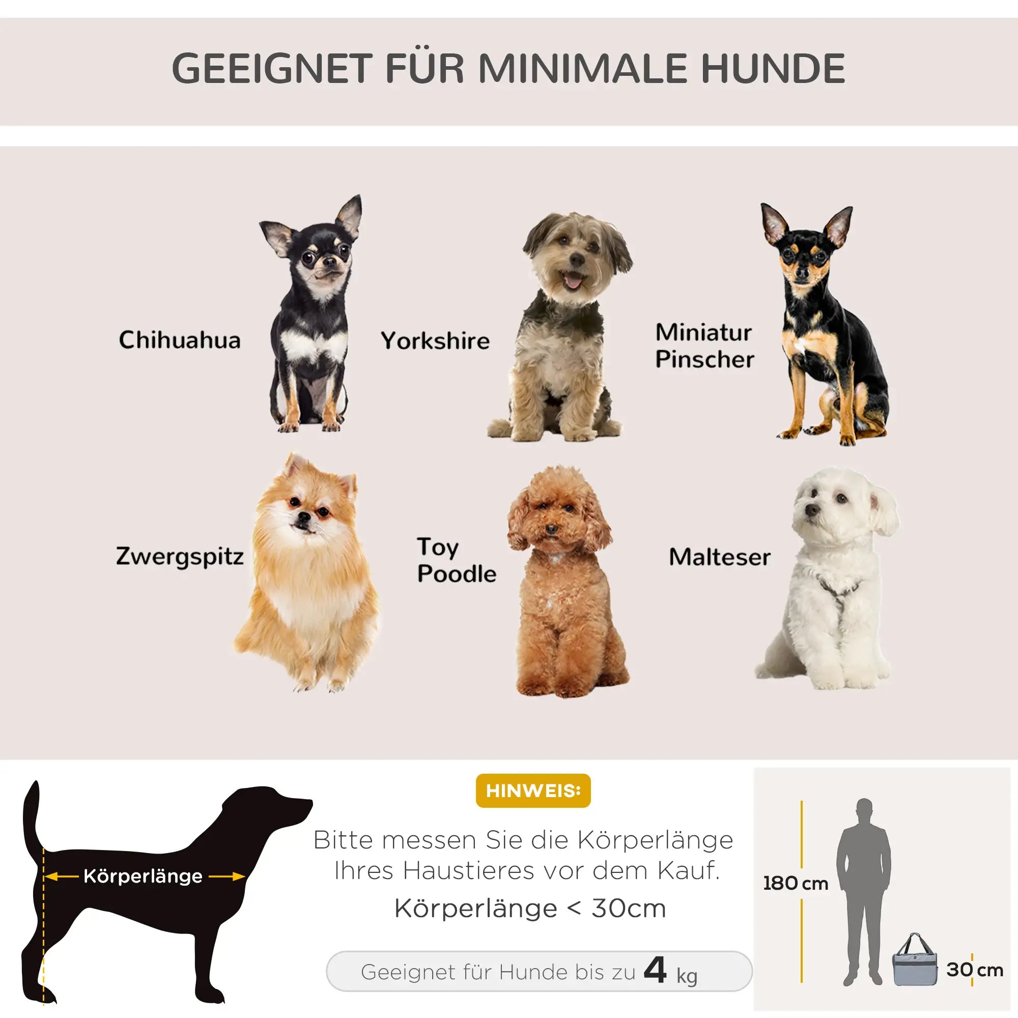 PawHut Auto Hundetasche faltbar mit Netzfenster und Seitenfächern