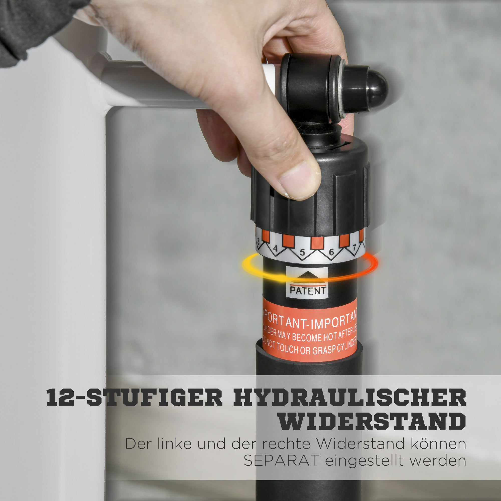 SPORTNOW STEPPER mit 12 Widerstandsstufen, LCD-Anzeige, 2 Rollen, 80 cm  x 61 cm x 134 cm, Weiß + Schwarz