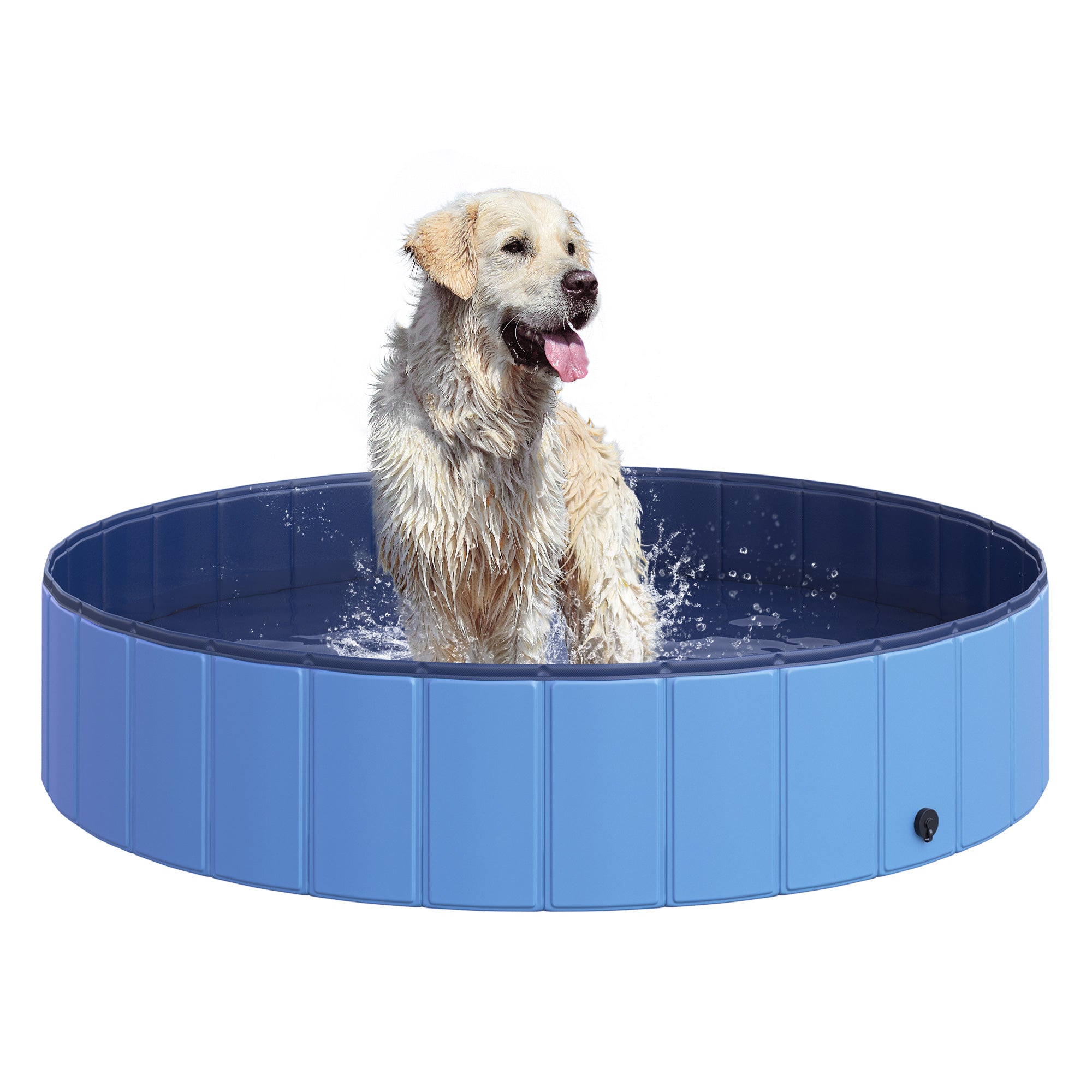 PawHut Hundepool faltbar vielseitig einsetzbar Holz