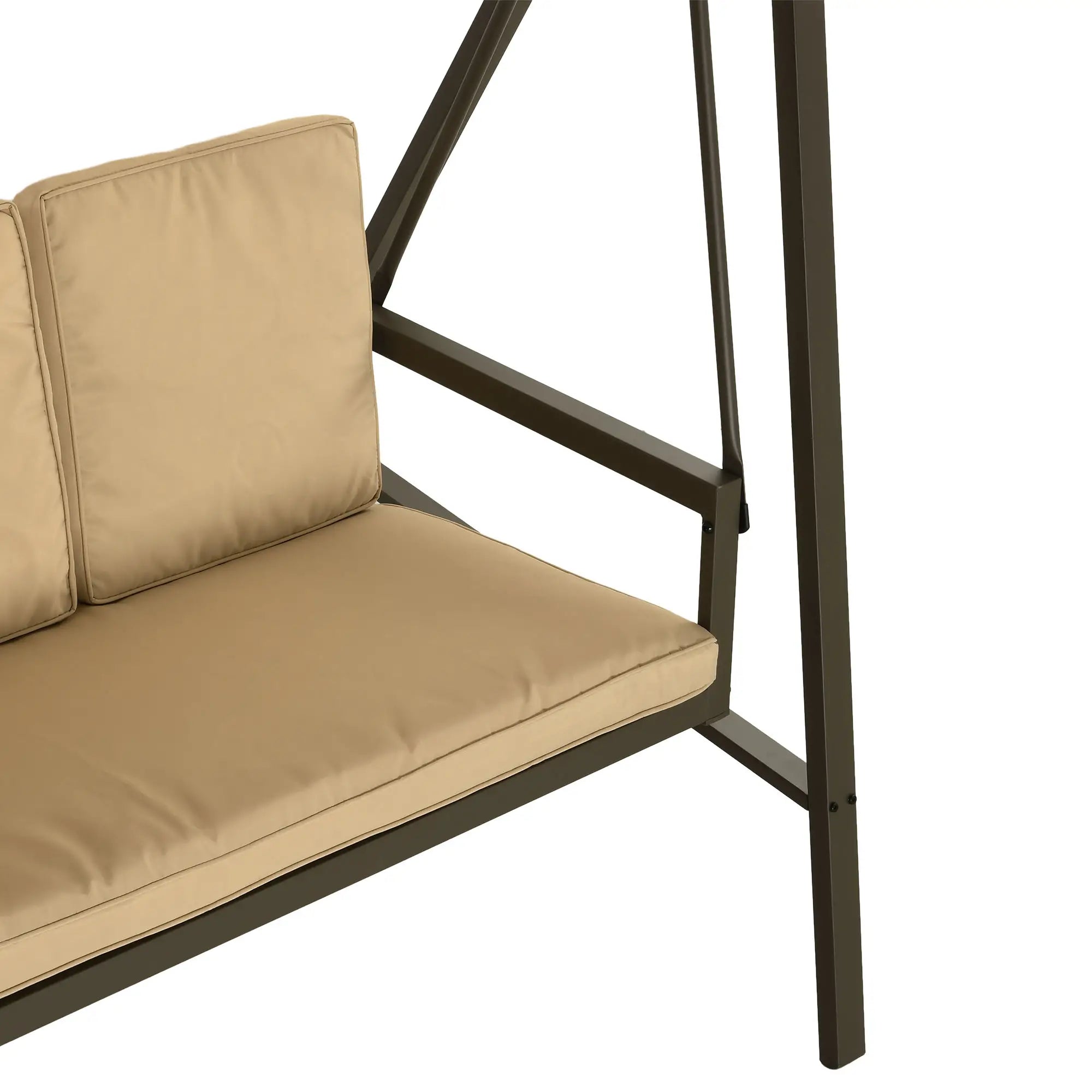 Outsunny 3-Sitzer Hollywoodschaukel Beige