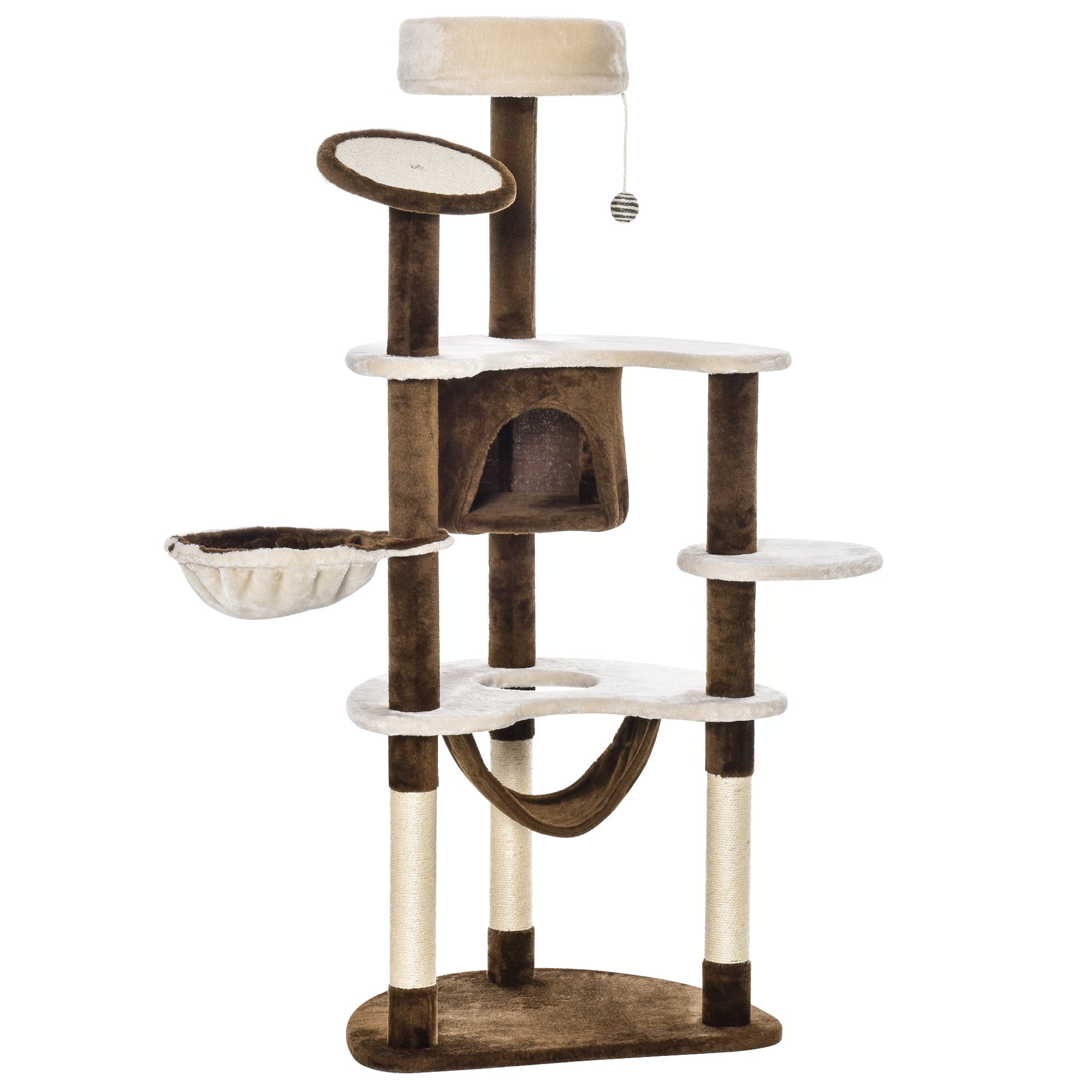 Arbre à chat PawHut XXL 153H cm