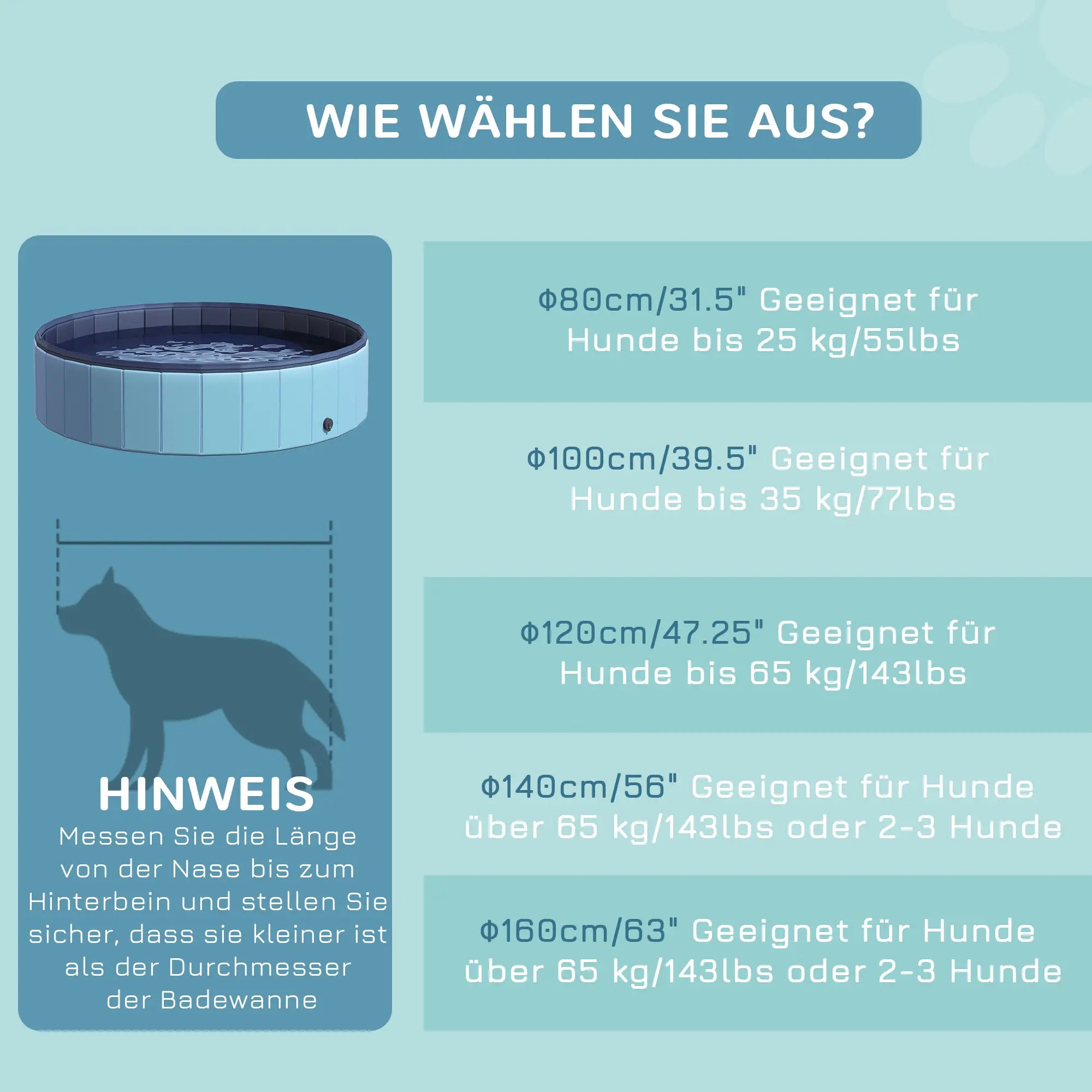 PawHut Hundepool faltbar vielseitig einsetzbar Holz
