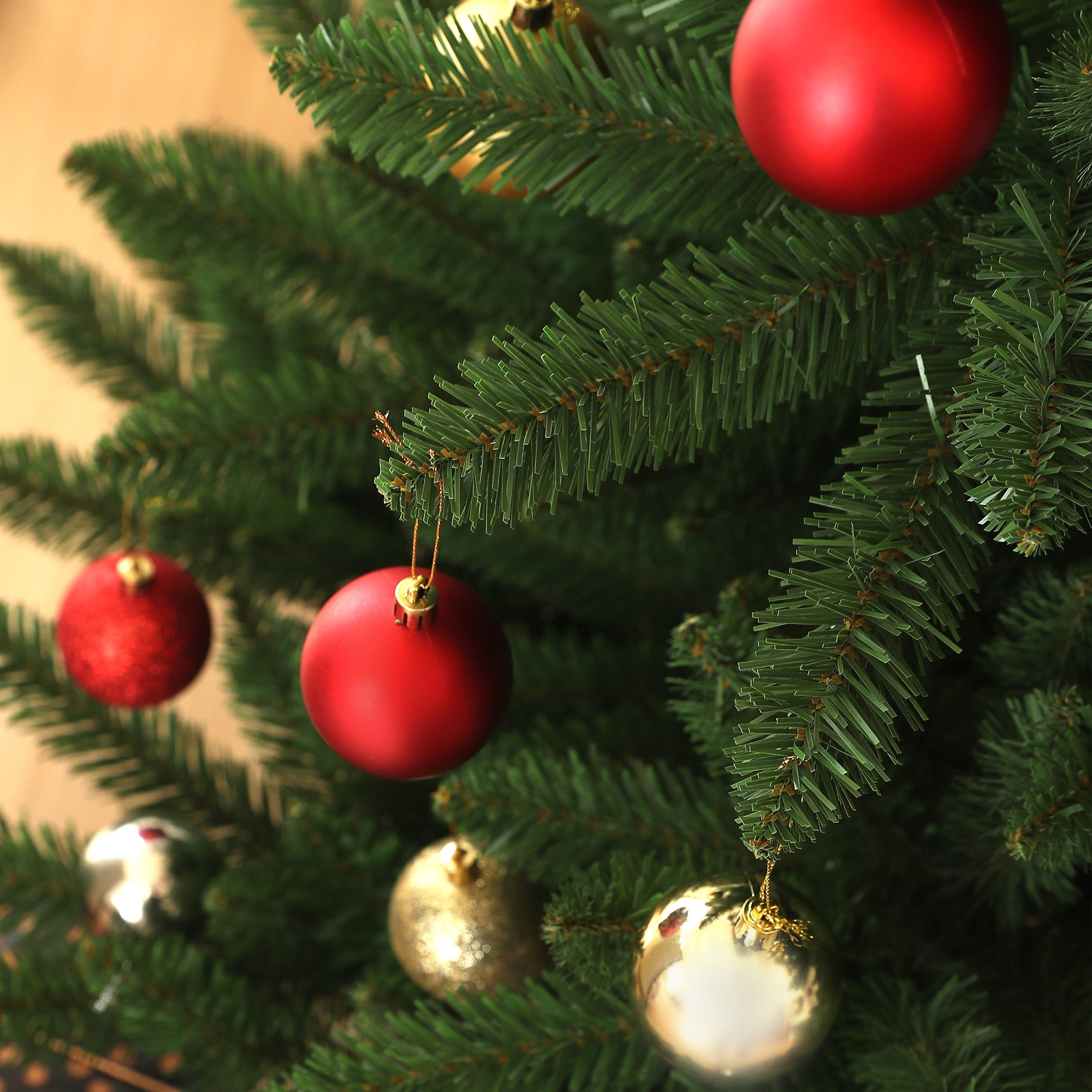 HOMCOM Weihnachtsbaum, Nordmanntanne, naturgetreu, breit & üppig, 180 x ?120 cm, Grün