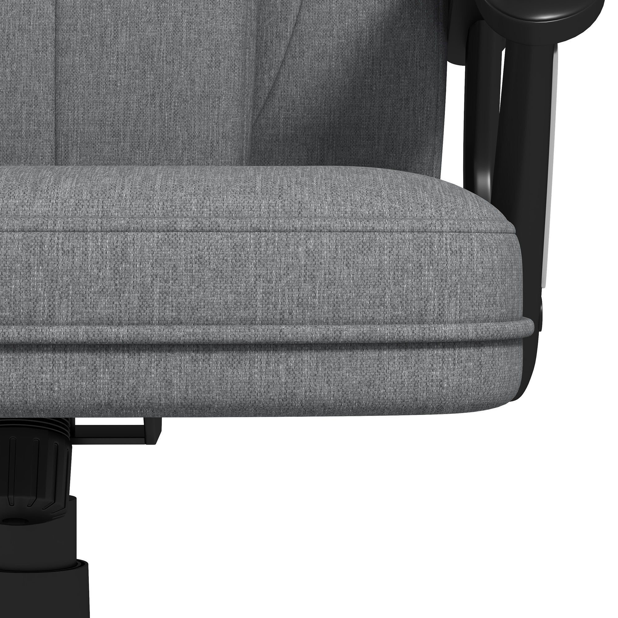 Vinsetto Bürostuhl Schreibtischstuhl Chefsessel, höhenverstellbar, Wippfunktion, 6 cm x 75 cm x 120 cm, Grau
