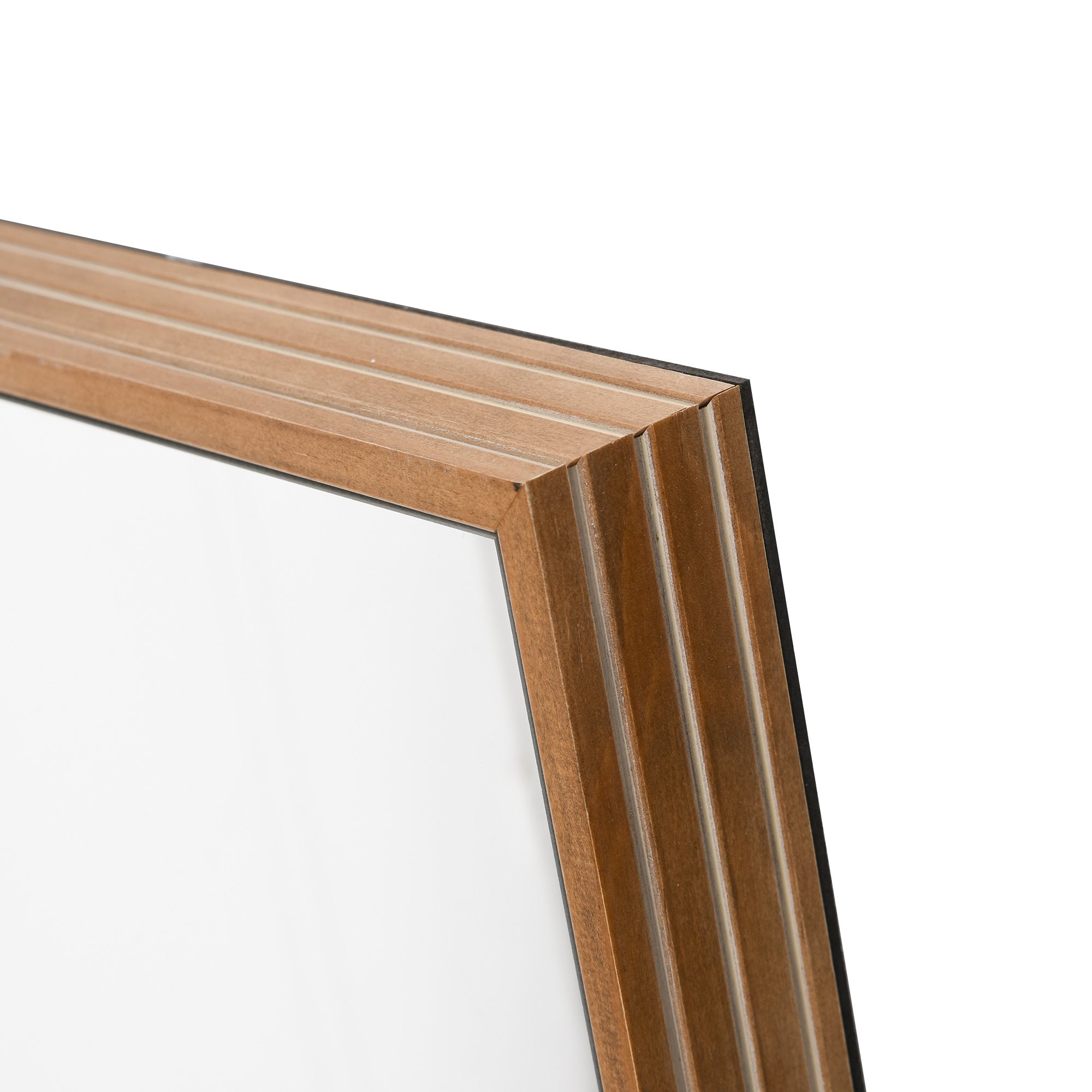 HOMCOM Wandspiegel, hoch, Kiefernholzrahmen, 45L x 125H x 4,8T cm