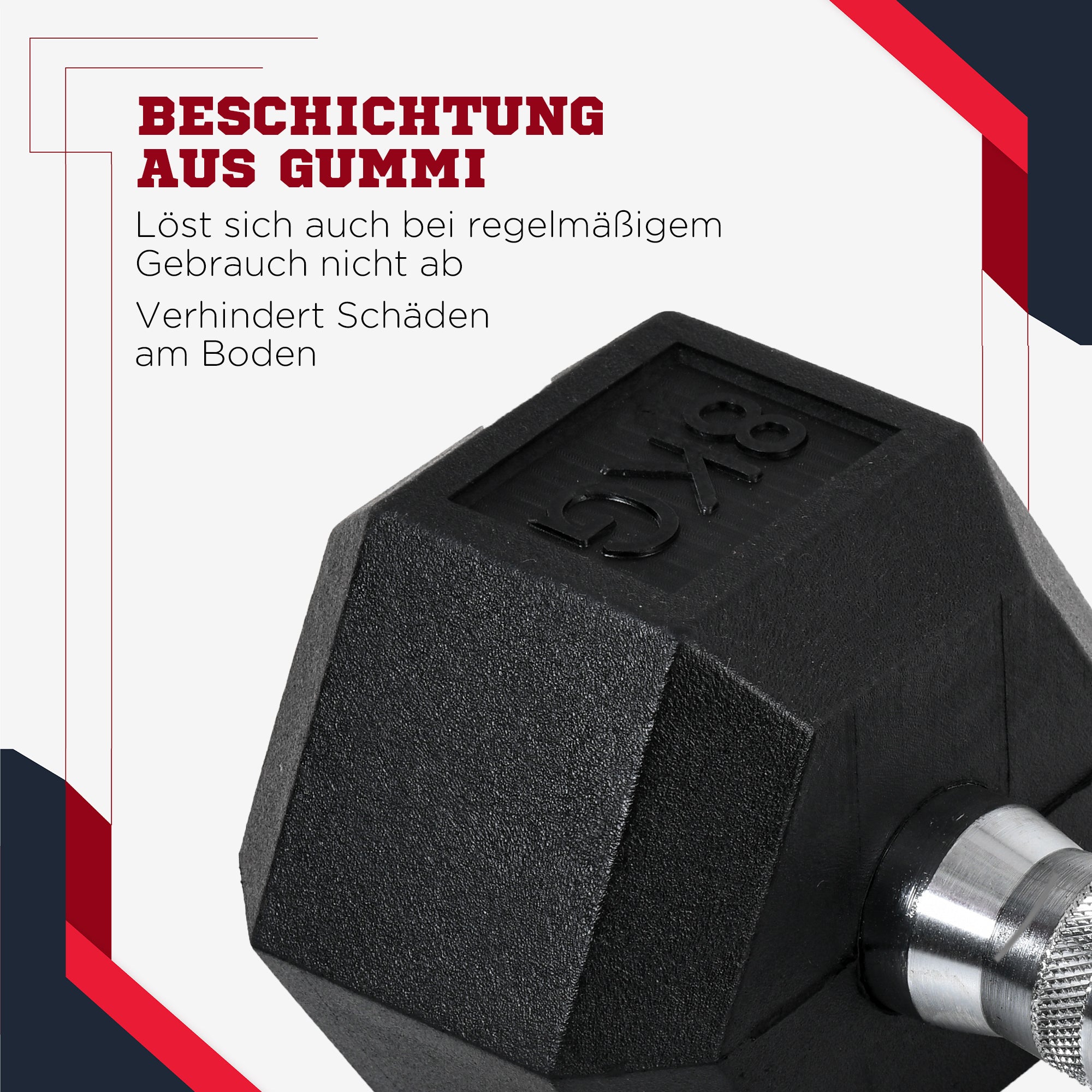 HOMCOM Hantelset, 2er Set Hanteln mit gerändeltem Griff, Kurzhantelset aus Gusseisen, 2 x 6 kg, Kurzhanteln für Männer und Frauen, Dumbbell Set für Zuhause, Fitnessstudio, Krafttraining