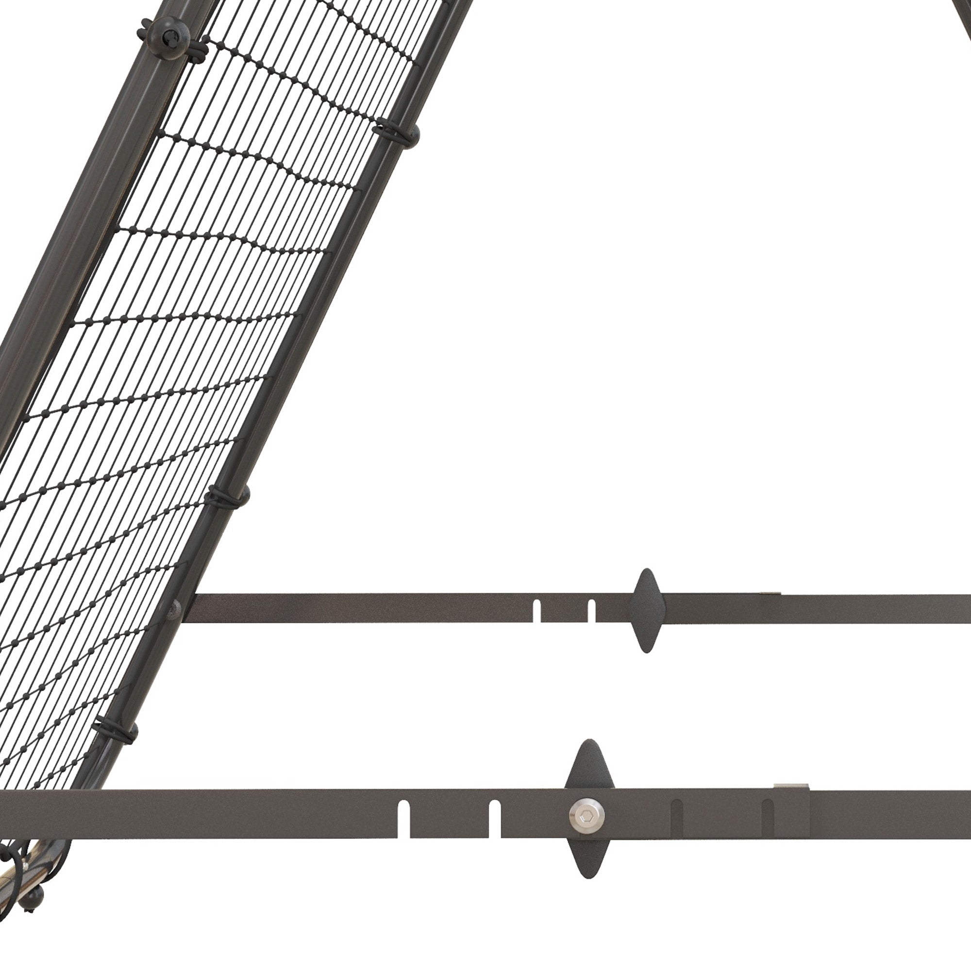 HOMCOM Fußballtor, verstellbar, klappbar, Metallrahmen, 100 x 95 cm, Schwarz
