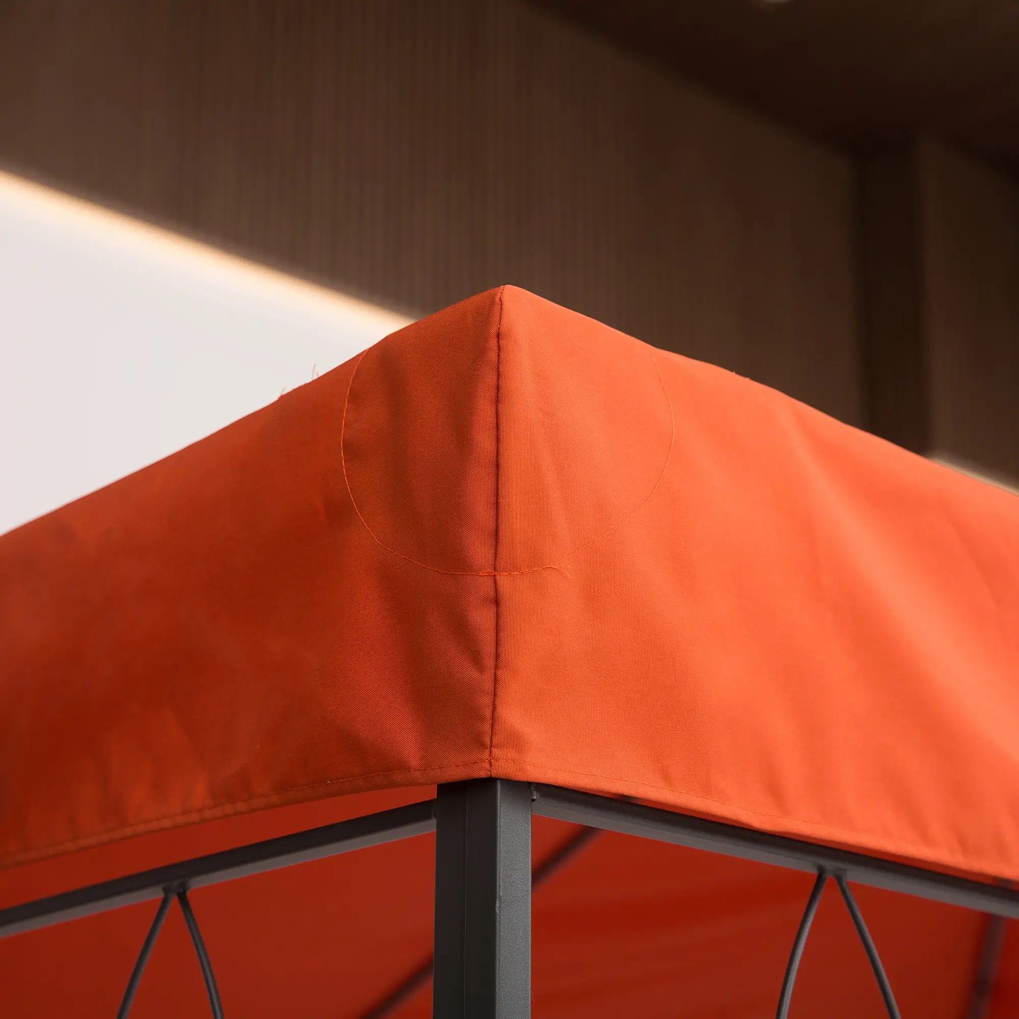 Outsunny Ersatzdach für Gartenpavillons 3x4m Polyester Kaffee