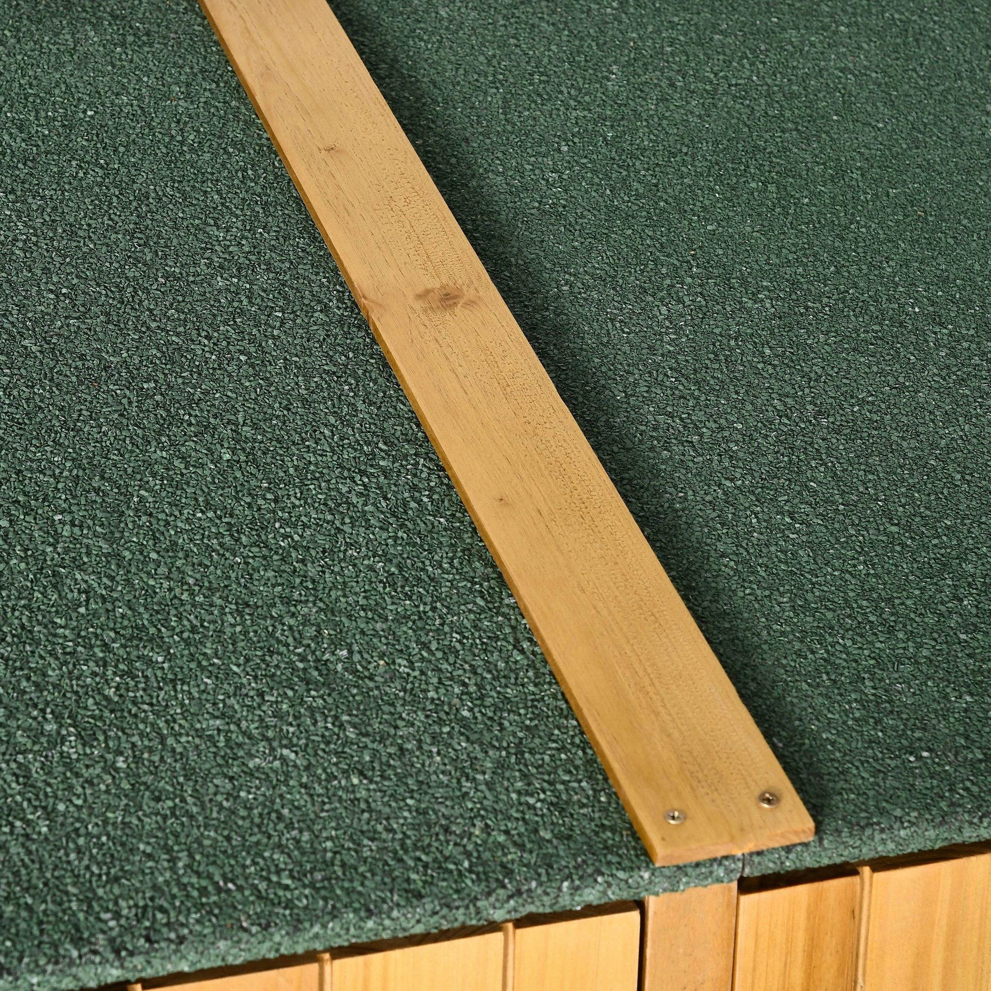 Outsunny Gartenschrank 140 × 75 × 157 cm Tannenholz Natur