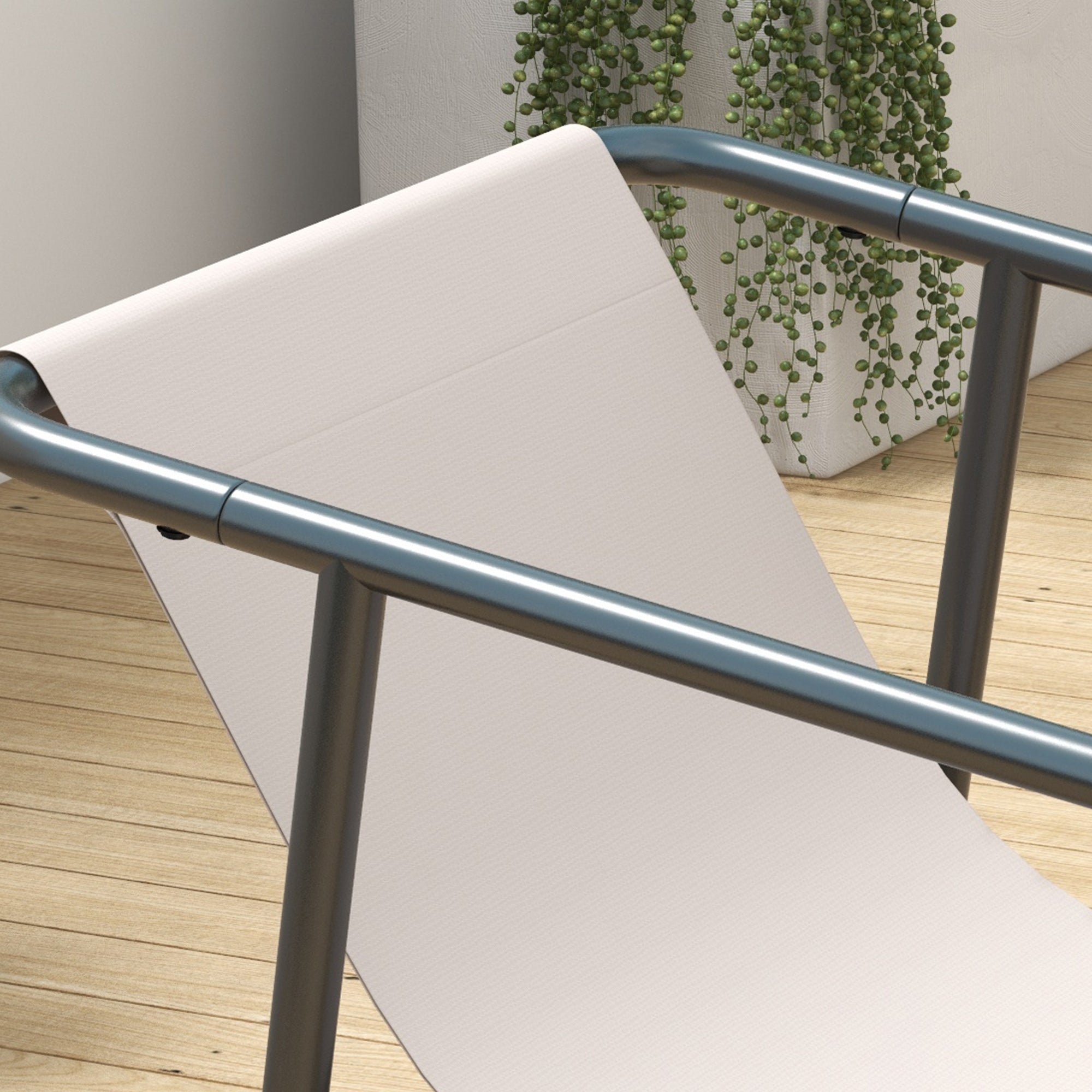 Outsunny 4-teilige Gartenmöbel-Set Gartensitzgruppe Loungemöbel, 1 Sofa, 2 Sessel, 1 Tisch, 110 x 70 x 70 cm, Cremeweiß + Schwarz