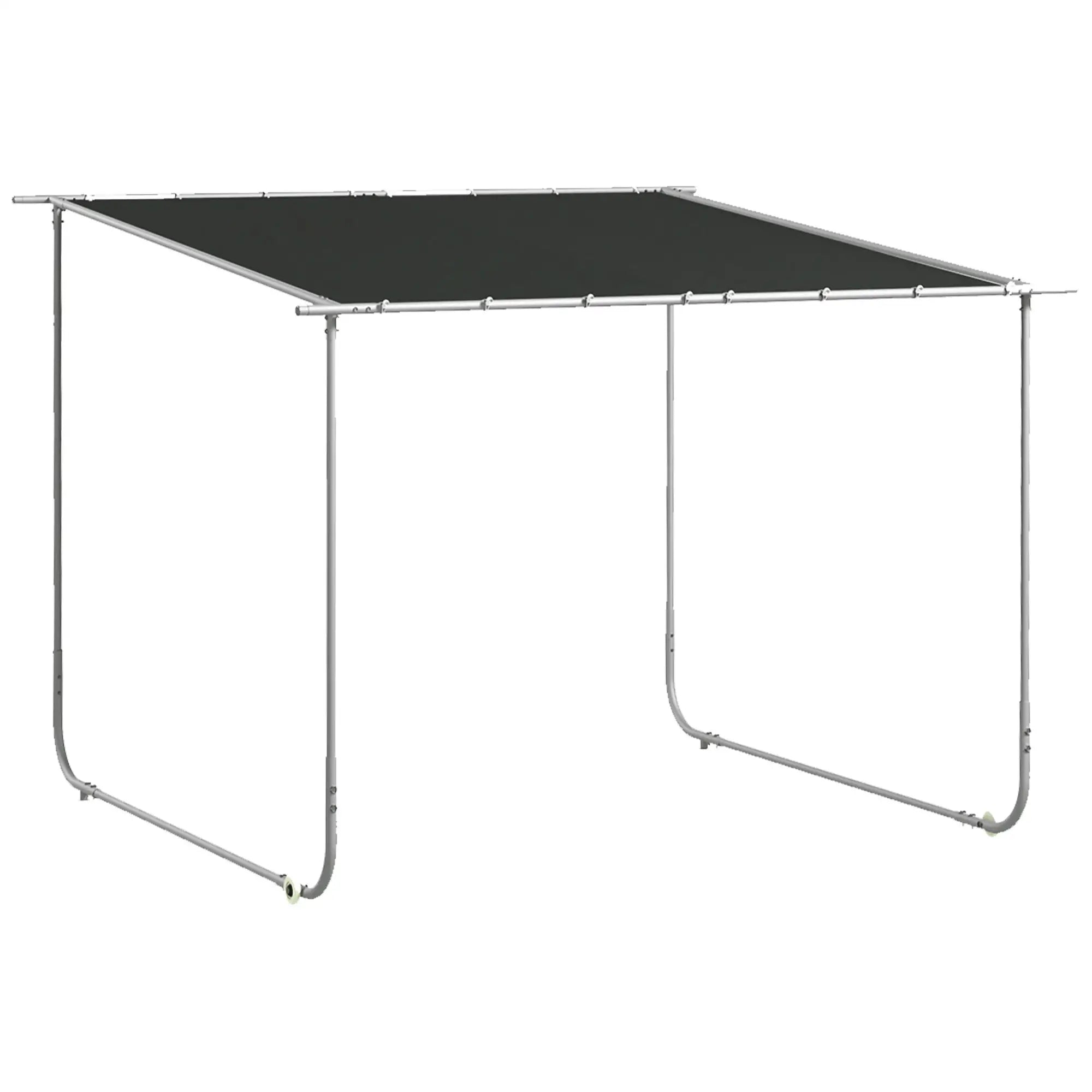 Pergola Pavillon 3x3?m mit UV-Schutz & Rollen, Oxford