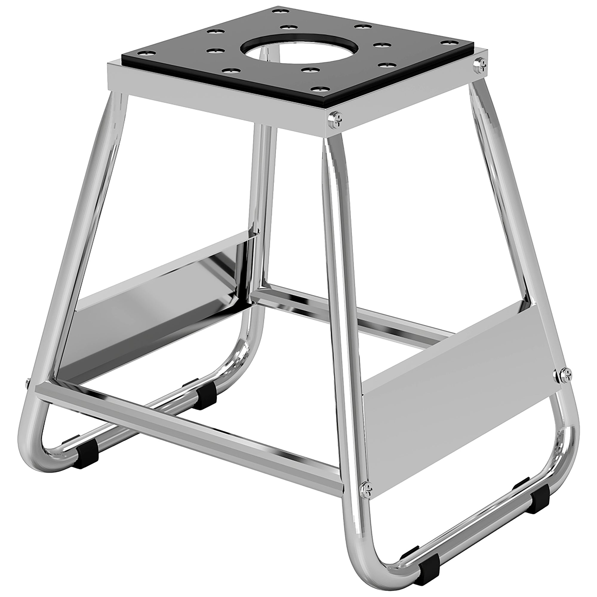 HOMCOM Motorrad Ständer, universal Motorrad Halterung bis 500kg belastbar, Motorradständer Stahl Grau