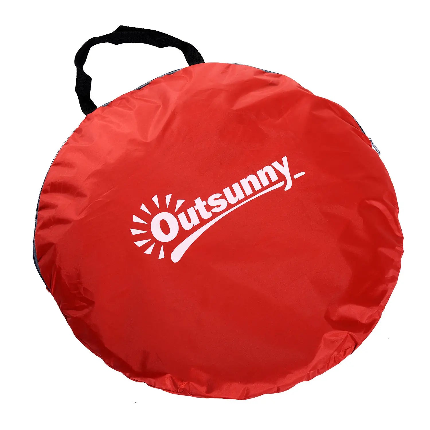 Outsunny Wurfzelt Strandmuschel Pop Up für 2-3 Personen schnellaufbauend