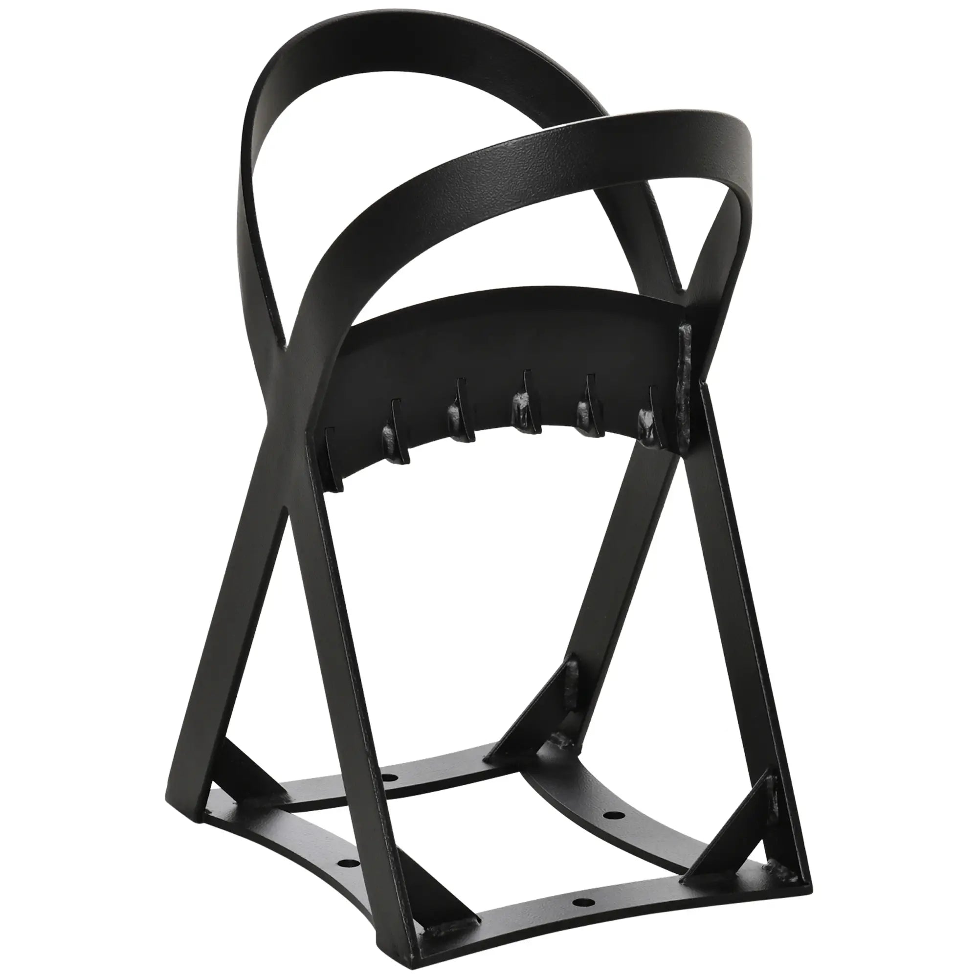 Outsunny Manueller Holzspalter aus Karbonstahl Brennholzspalter schnelles Brennholzspaltwerkzeug leicht zu bedienen für Campen Outdoor Schwarz 24,4 x 20,8 x 37,4 cm