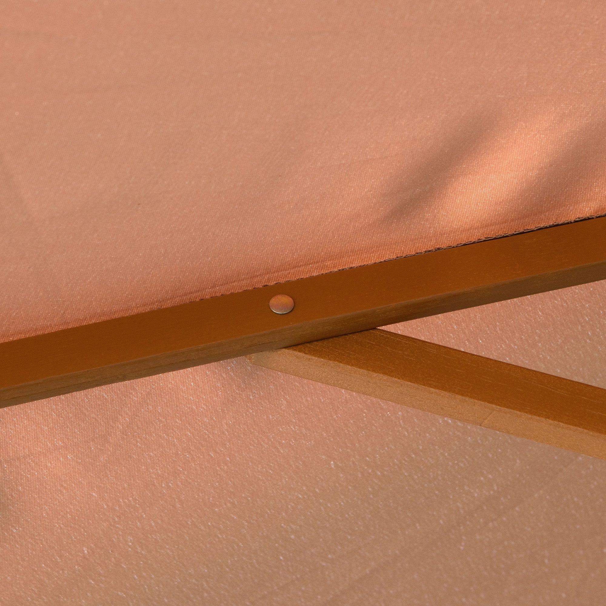 Outsunny Sonnenschirm Ø 300 cm, Sonnenschirm mit UV Schutz Balkonschirm aus Holz Strandschirm stabil Marktschirm Sonnenschutz für Strand Terrasse Garten, Khaki