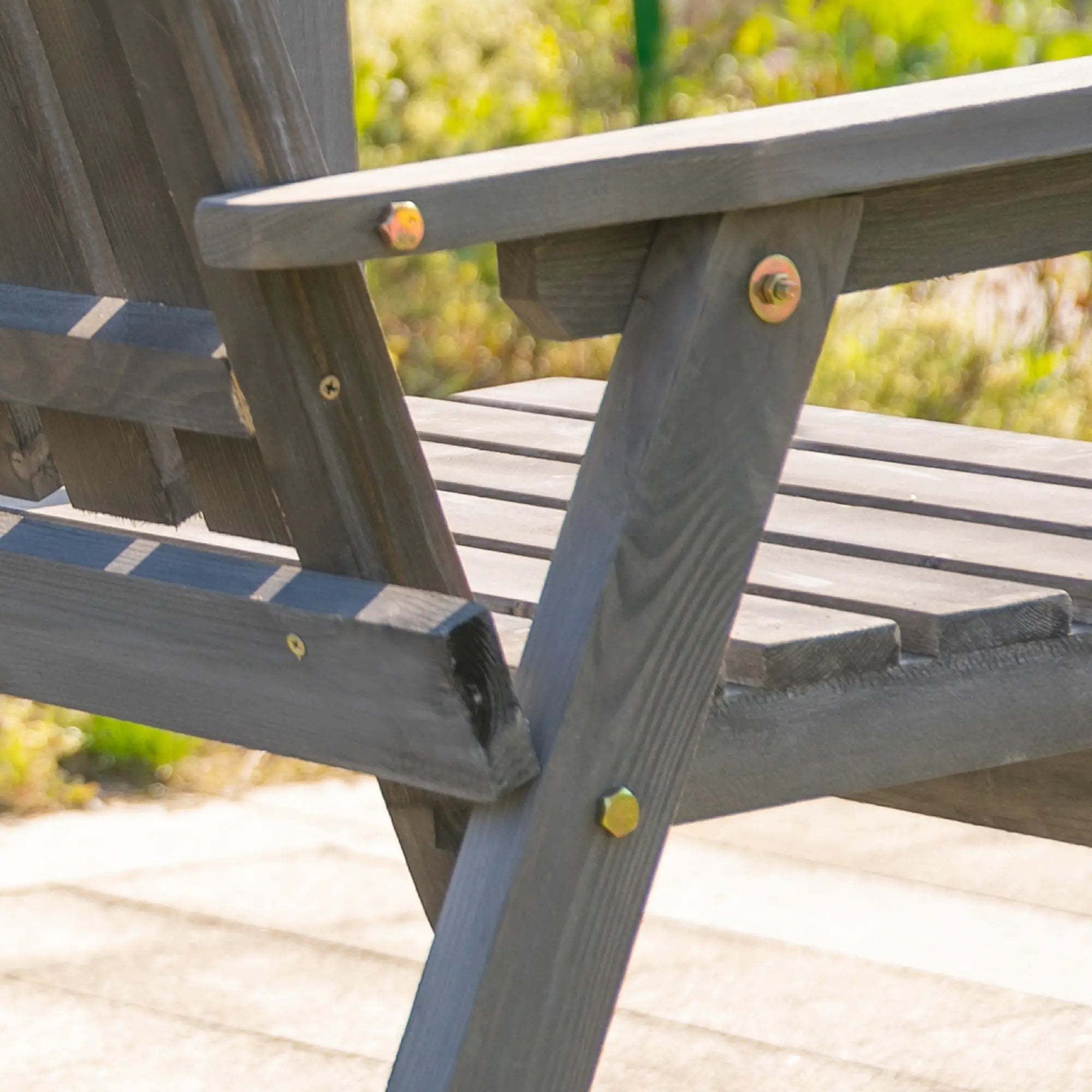 Banc de jardin Outsunny avec table et sièges