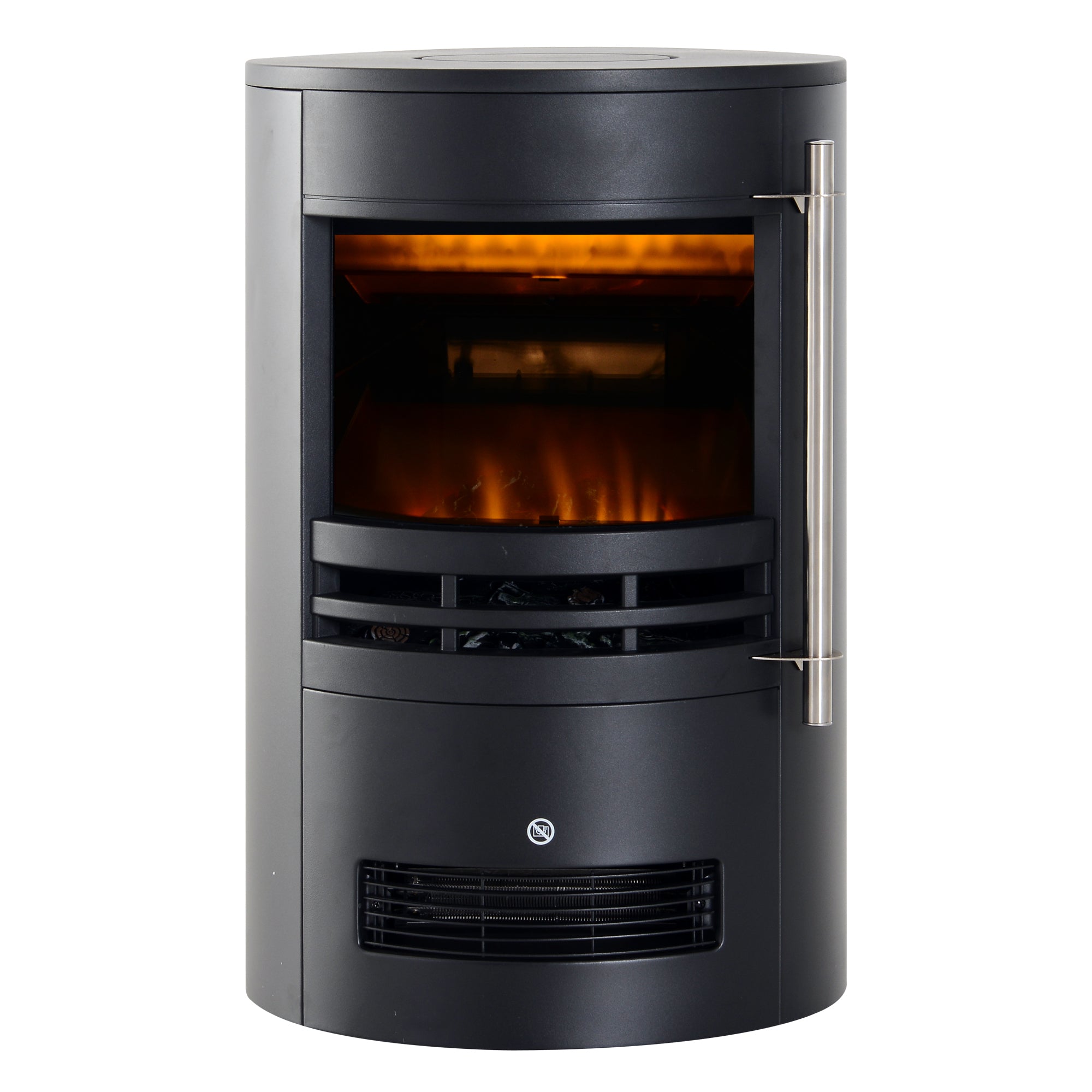 HOMCOM Elektrokamin mit Flammeneffekt und 2 Heizstufen