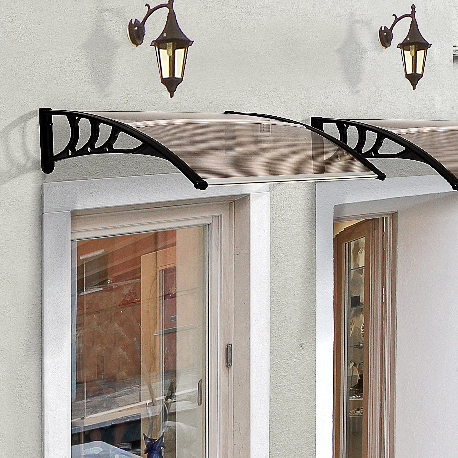 Outsunny canopy front door pent canopy roofing