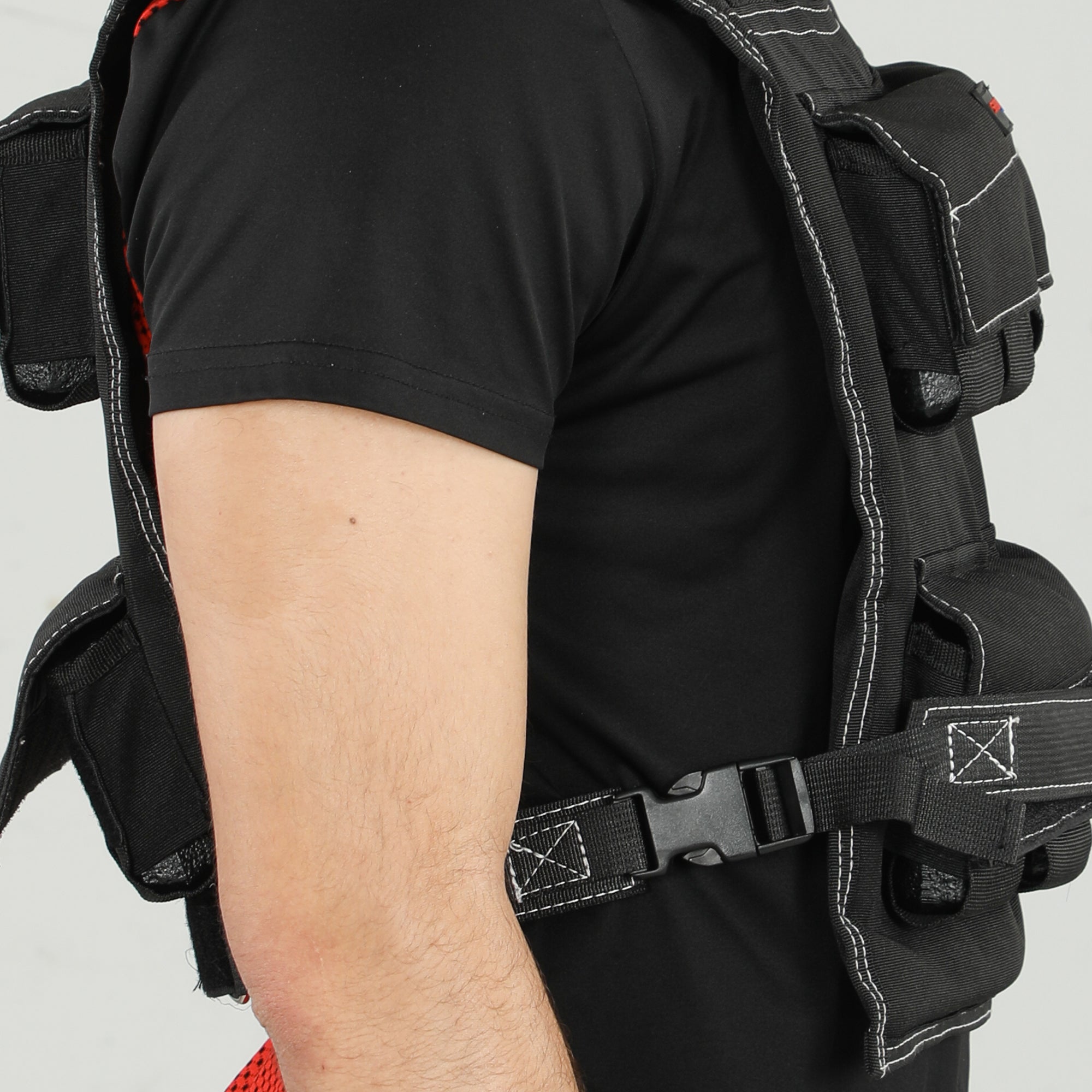 SPORTNOW 20 kg Anpassbare Gewichtsweste mit verstellbaren Gurten und reflektierenden Streifen, für Männer und Frauen